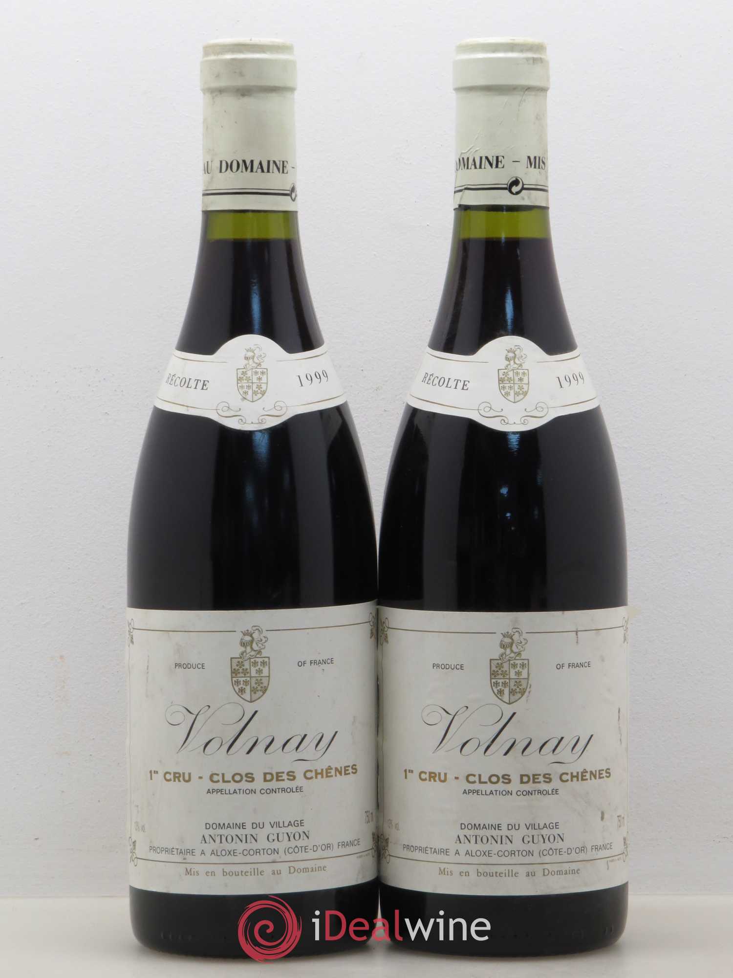 Volnay 1er Cru Clos des Chênes A Guyon 1999 - Posten von 2 Flaschen - 0