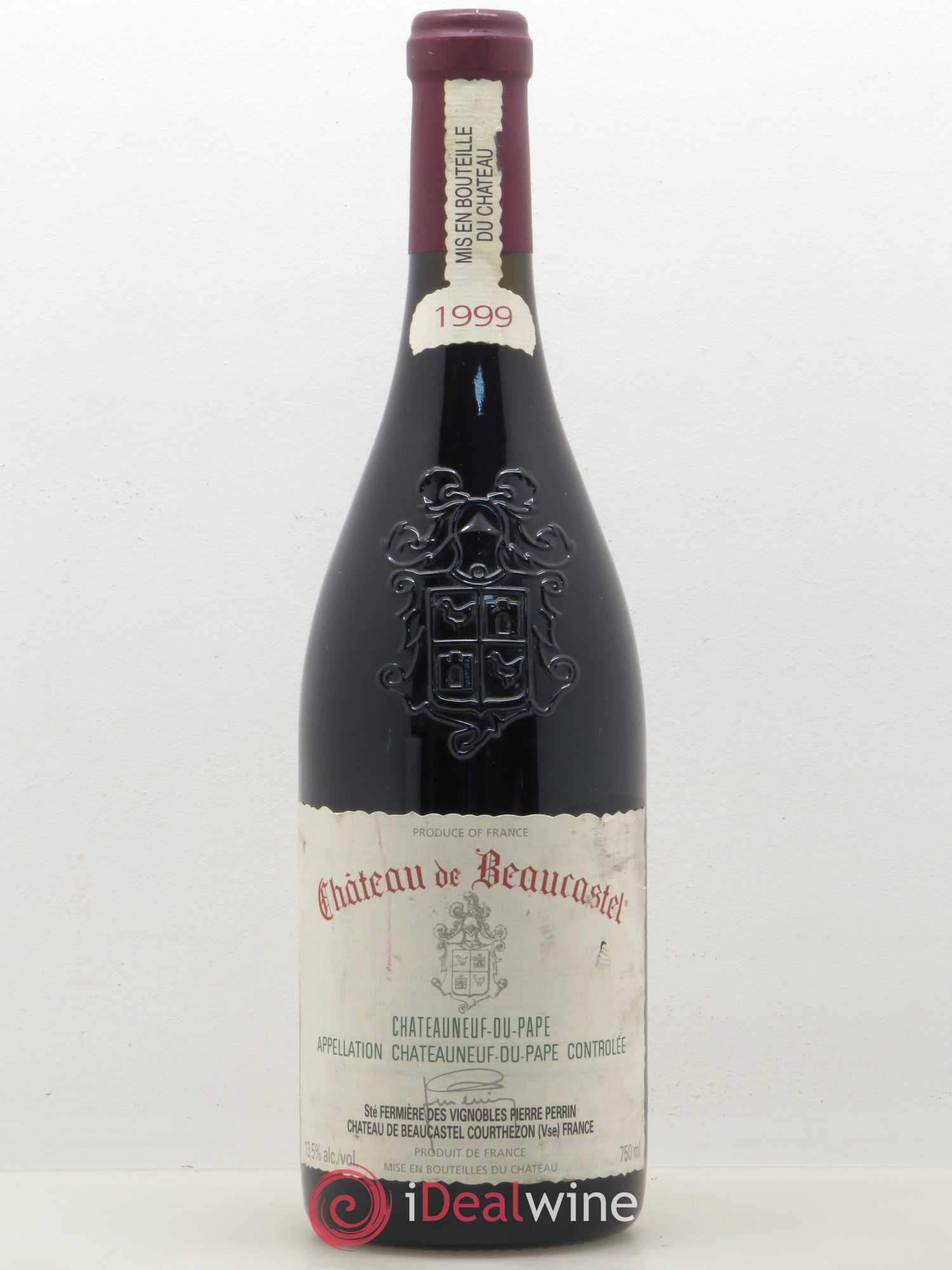 Châteauneuf-du-Pape Château de Beaucastel Famille Perrin 1999 - Lot de 1 bouteille - 0