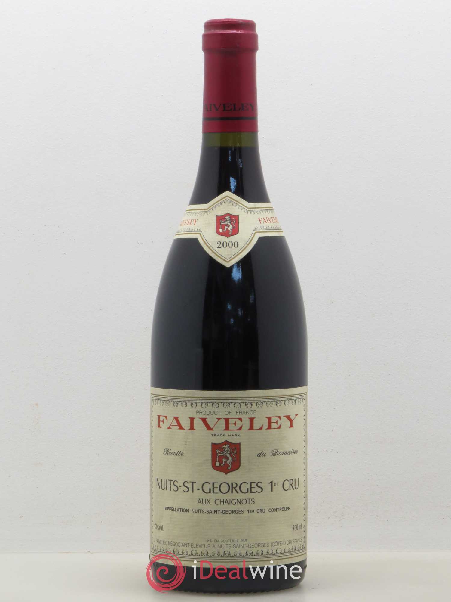 Nuits-Saint-Georges 1er Cru Aux Chaignots Faiveley 2000 - Lot de 1 bouteille - 0