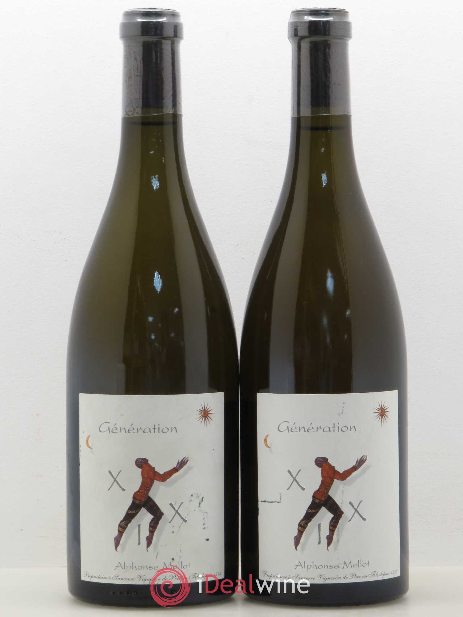 Sancerre Génération XIX Alphonse Mellot 2000 - Posten von 2 Flaschen - 0