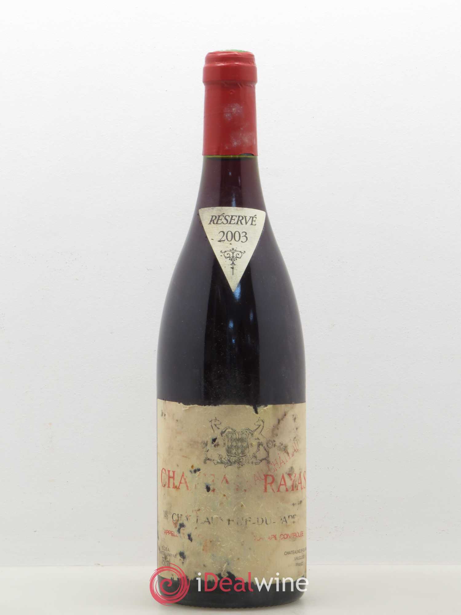 Châteauneuf-du-Pape Château Rayas Emmanuel Reynaud 2003 - Lot de 1 bouteille - 0
