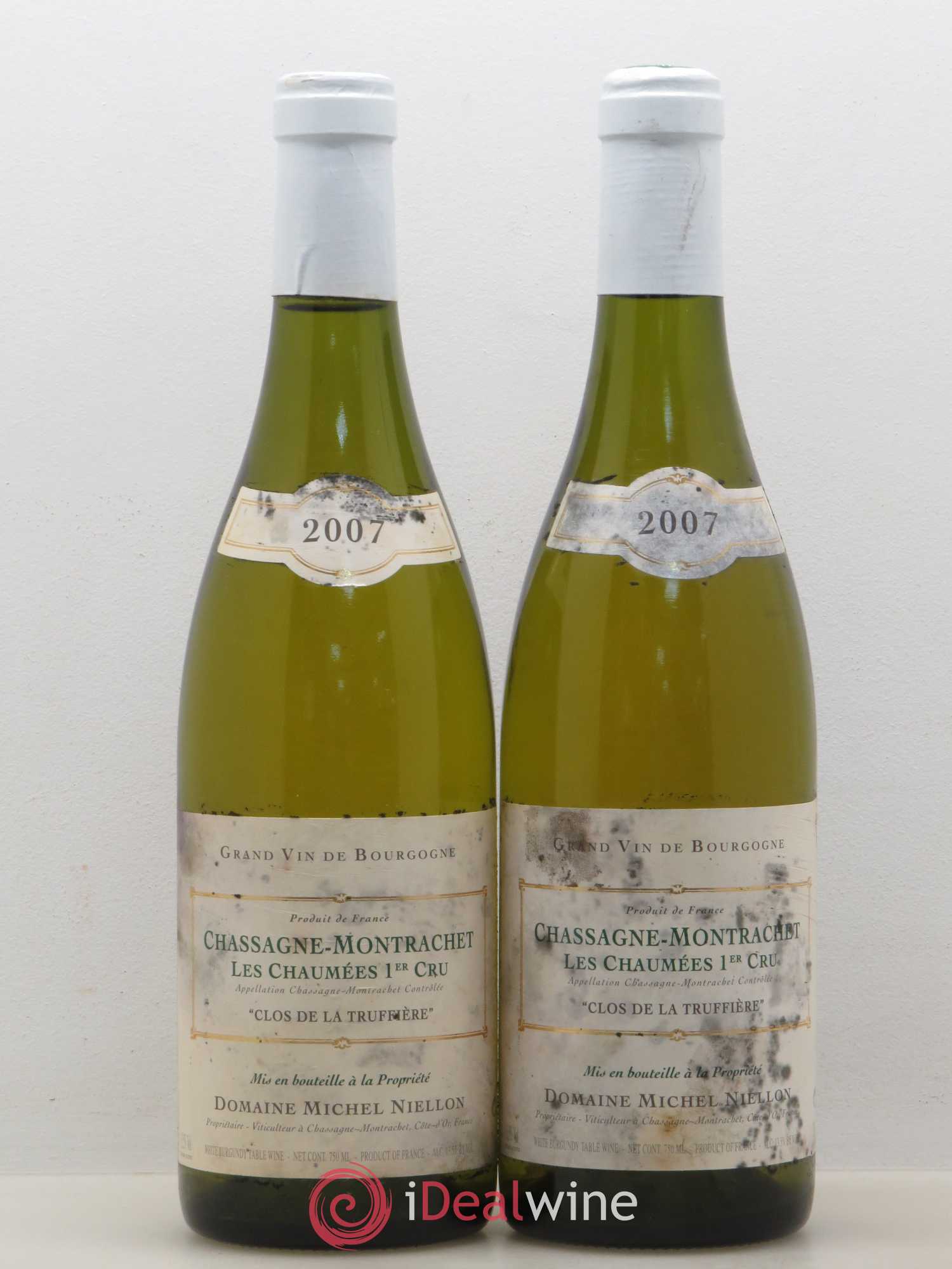 Chassagne-Montrachet 1er Cru Les Chaumées Clos de la Truffière Michel Niellon (Domaine) 2007 - Lot de 2 bouteilles - 0