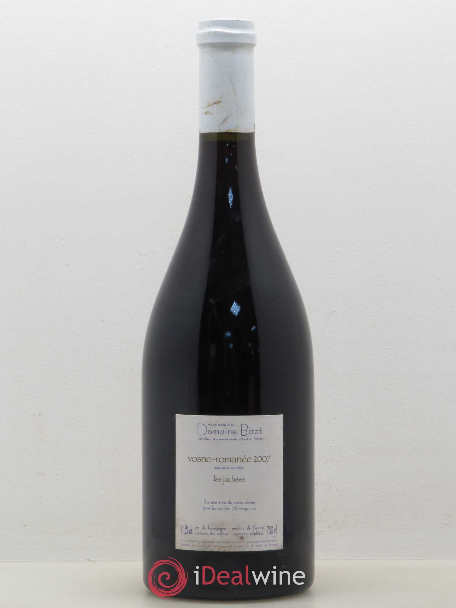 Vosne-Romanée Les Jachées Bizot 2007 - Posten von 1 Flasche - 1