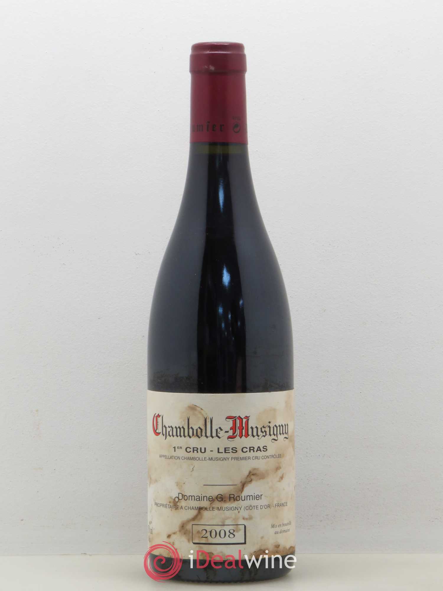 Chambolle-Musigny 1er Cru Les Cras Georges Roumier (Domaine) 2008 - Lot de 1 bouteille - 0