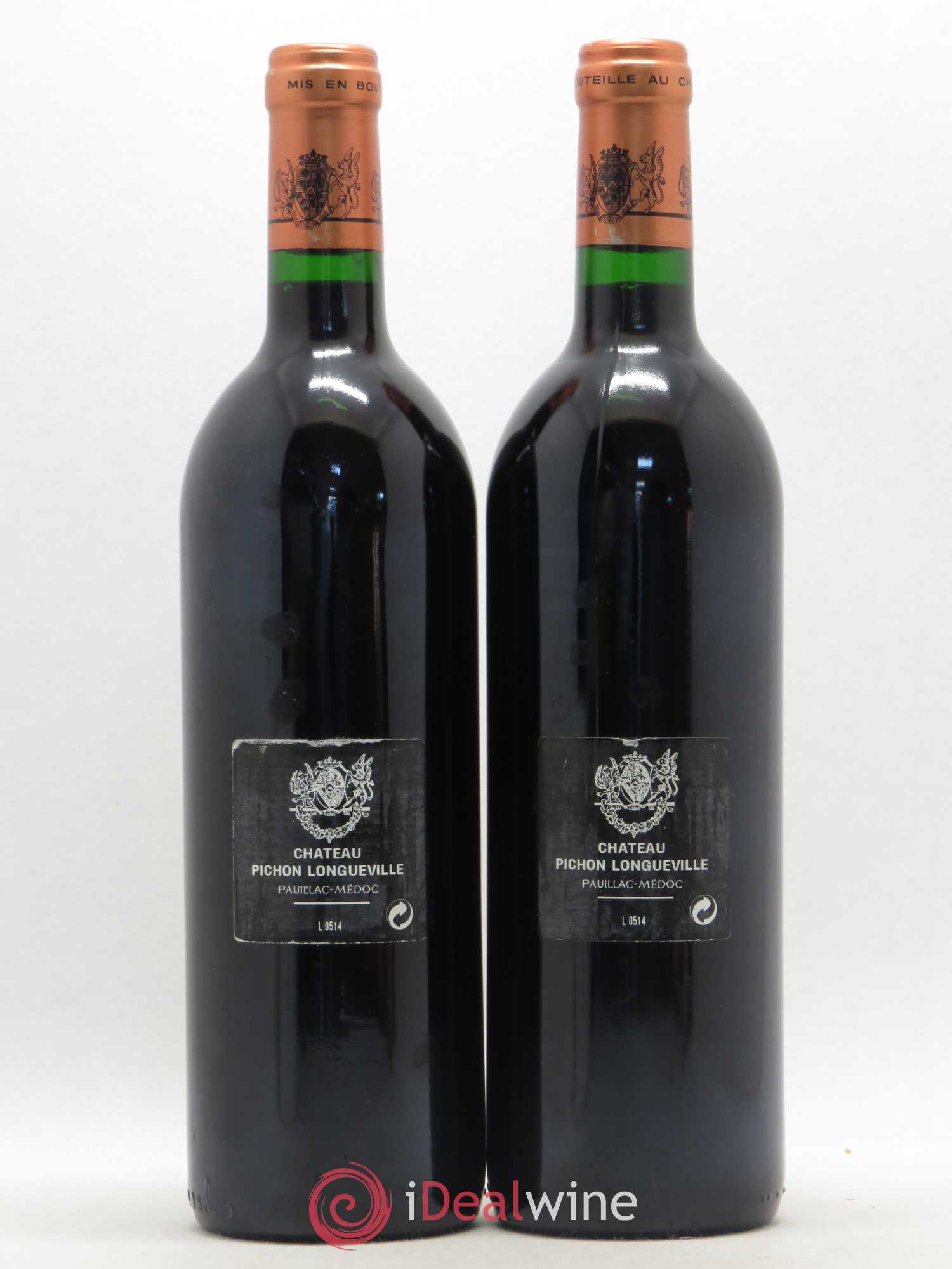 Pichon Longueville Baron 2ème Grand Cru Classé 1990 - Lot de 2 bouteilles - 1