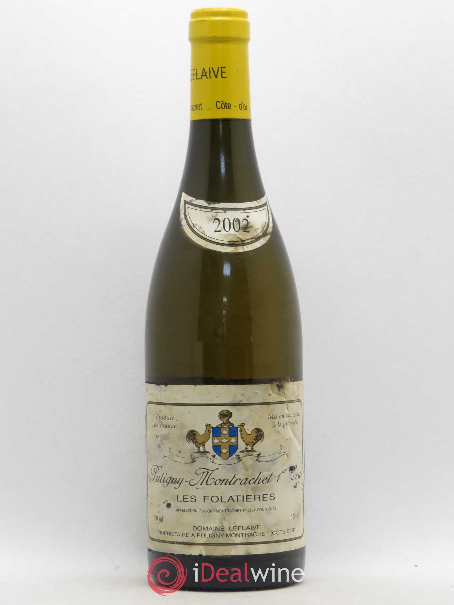 Puligny-Montrachet 1er Cru Les Folatières Leflaive (Domaine) 2002 - Lot de 1 bouteille - 0
