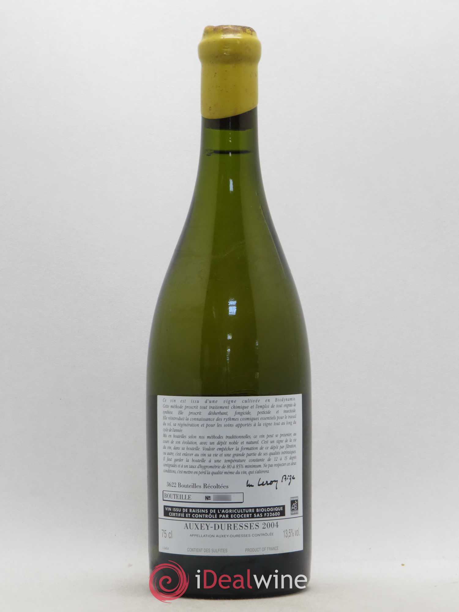 Auxey-Duresses Domaine d'Auvenay 2004 - Posten von 1 Flasche - 1