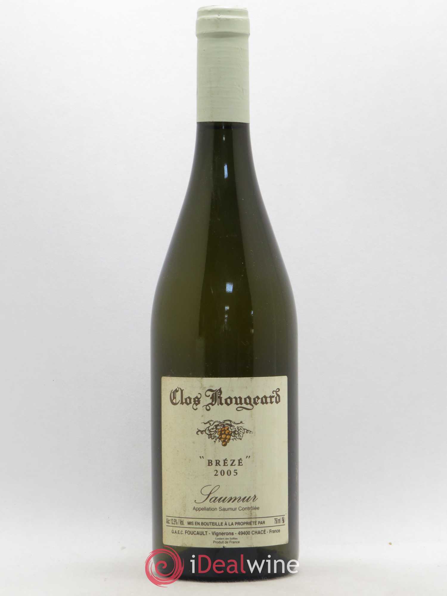 Saumur Brézé Clos Rougeard 2005 - Lot de 1 bouteille - 0