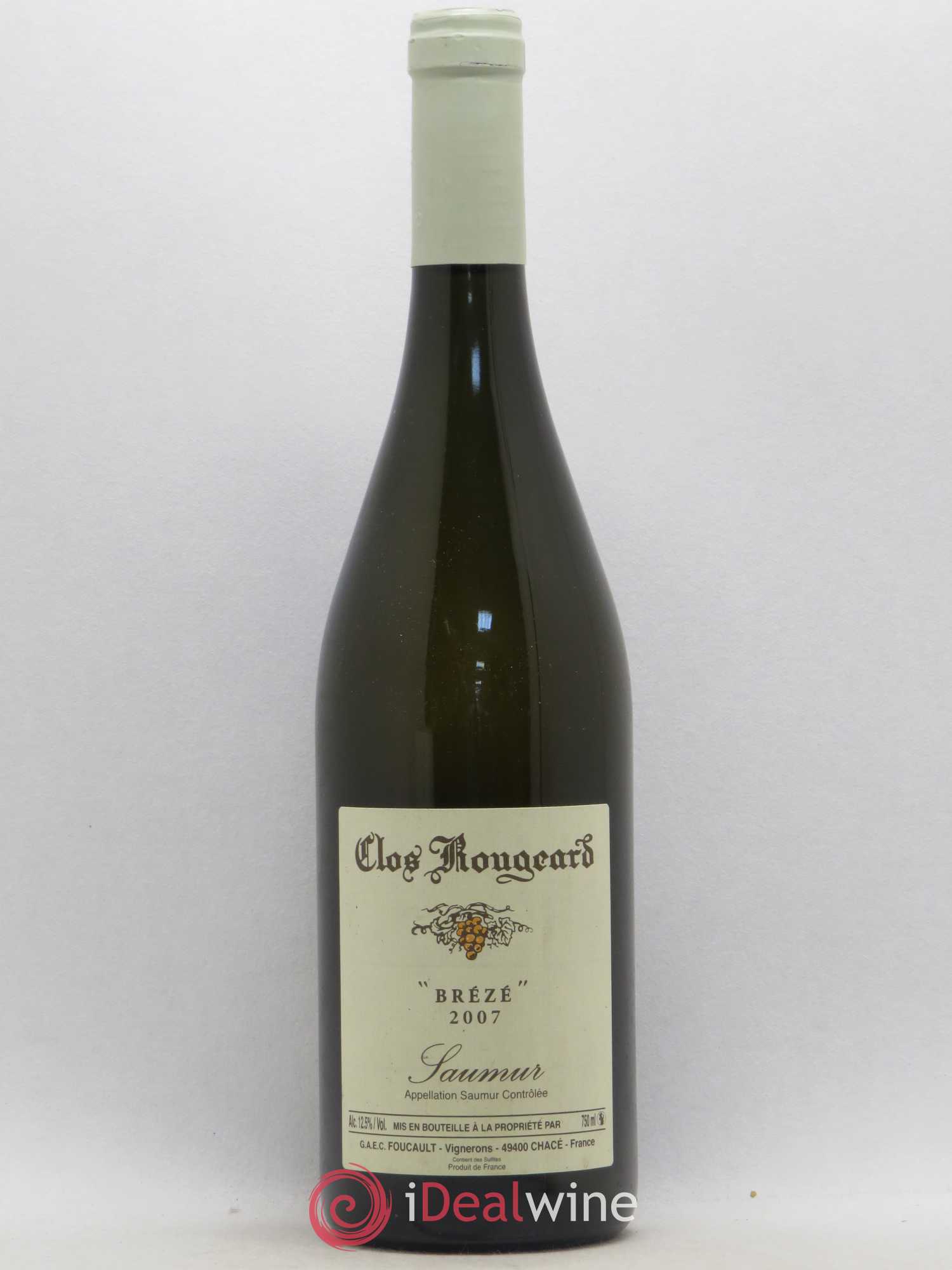 Saumur Brézé Clos Rougeard 2007 - Lot de 1 bouteille - 0