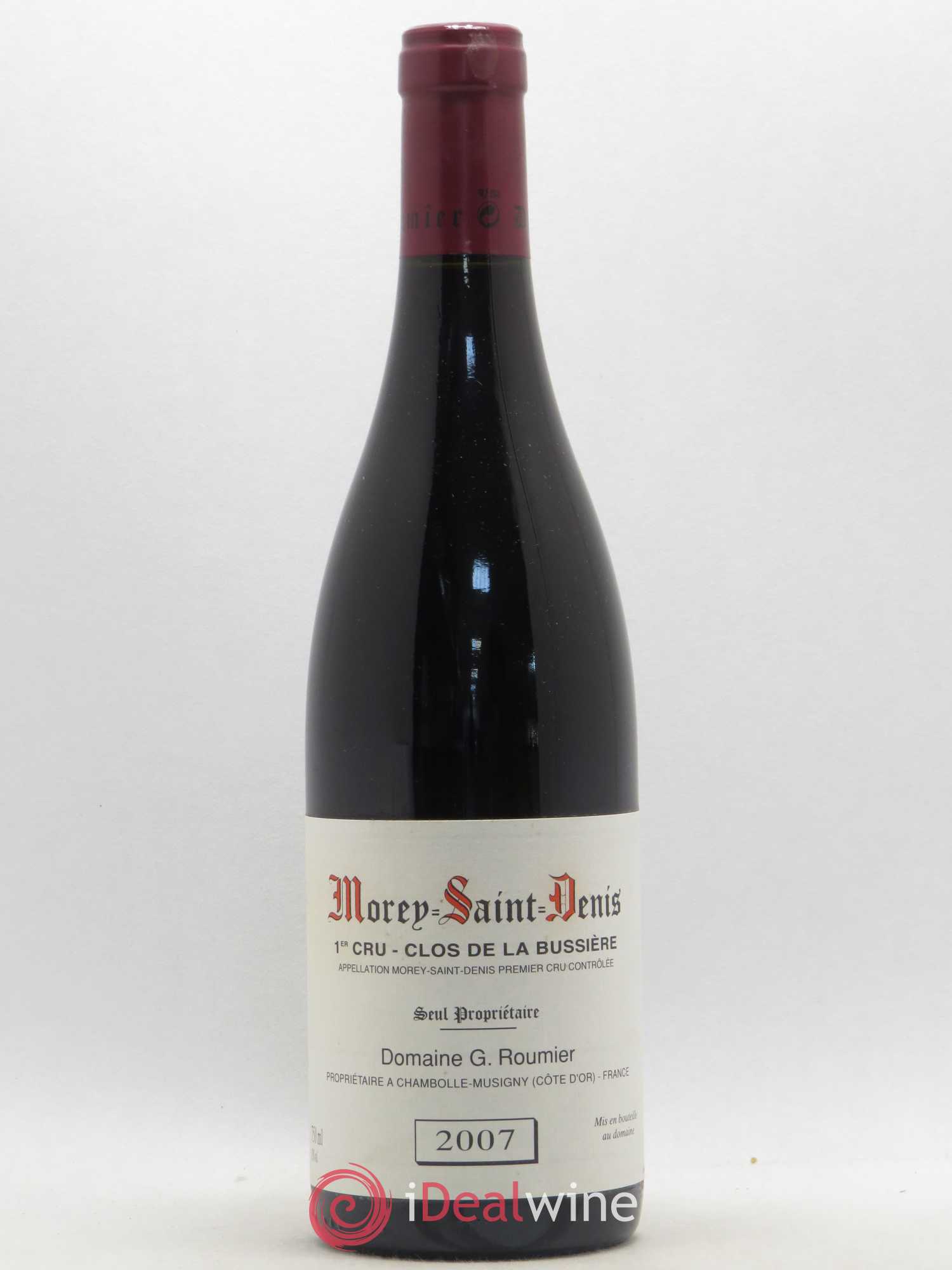 Morey-Saint-Denis 1er Cru Clos de la Bussière Georges Roumier (Domaine) 2007 - Lot de 1 bouteille - 0