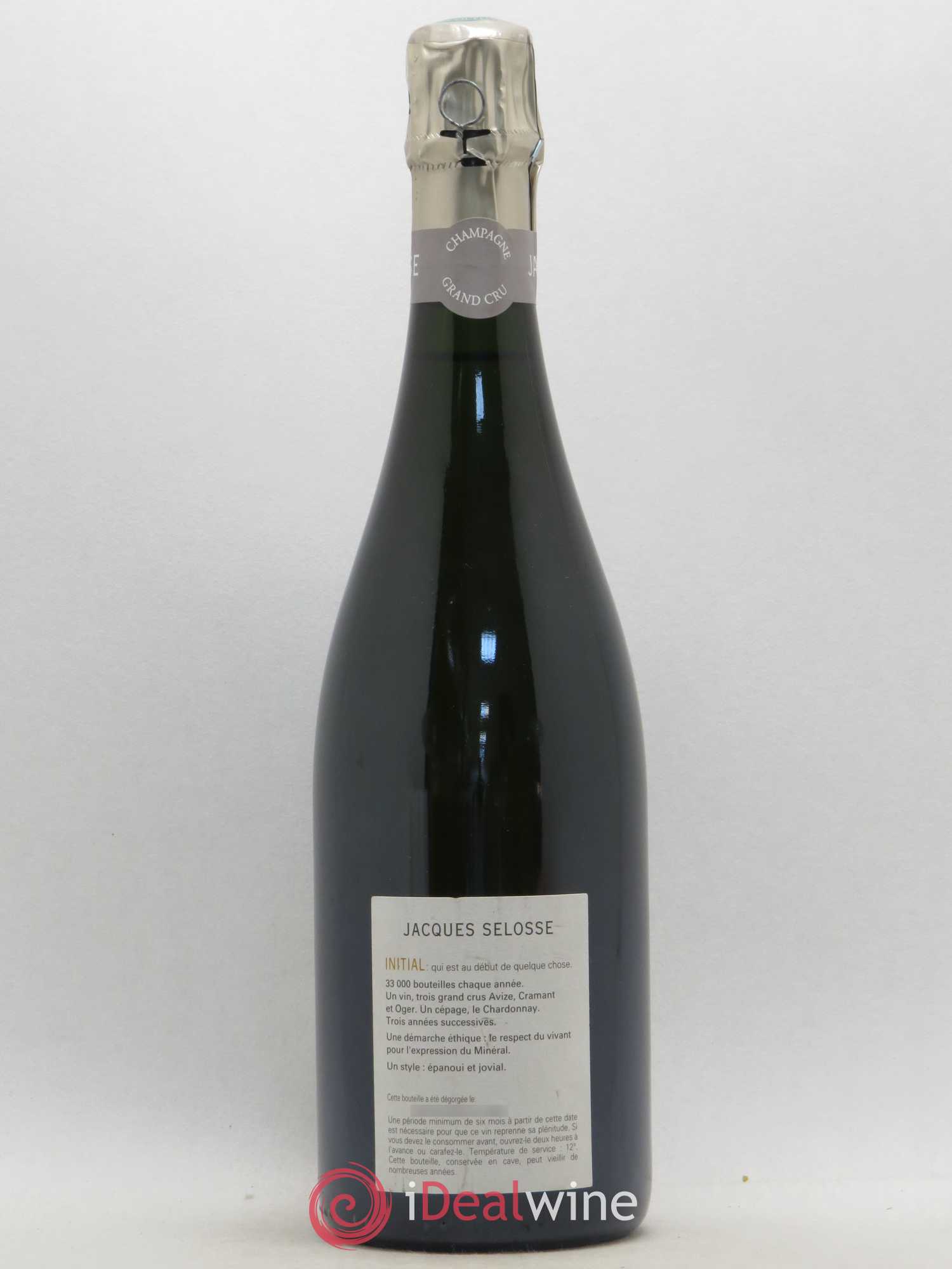 Initial Brut Jacques Selosse Blanc de Blancs - Lot de 1 bouteille - 1