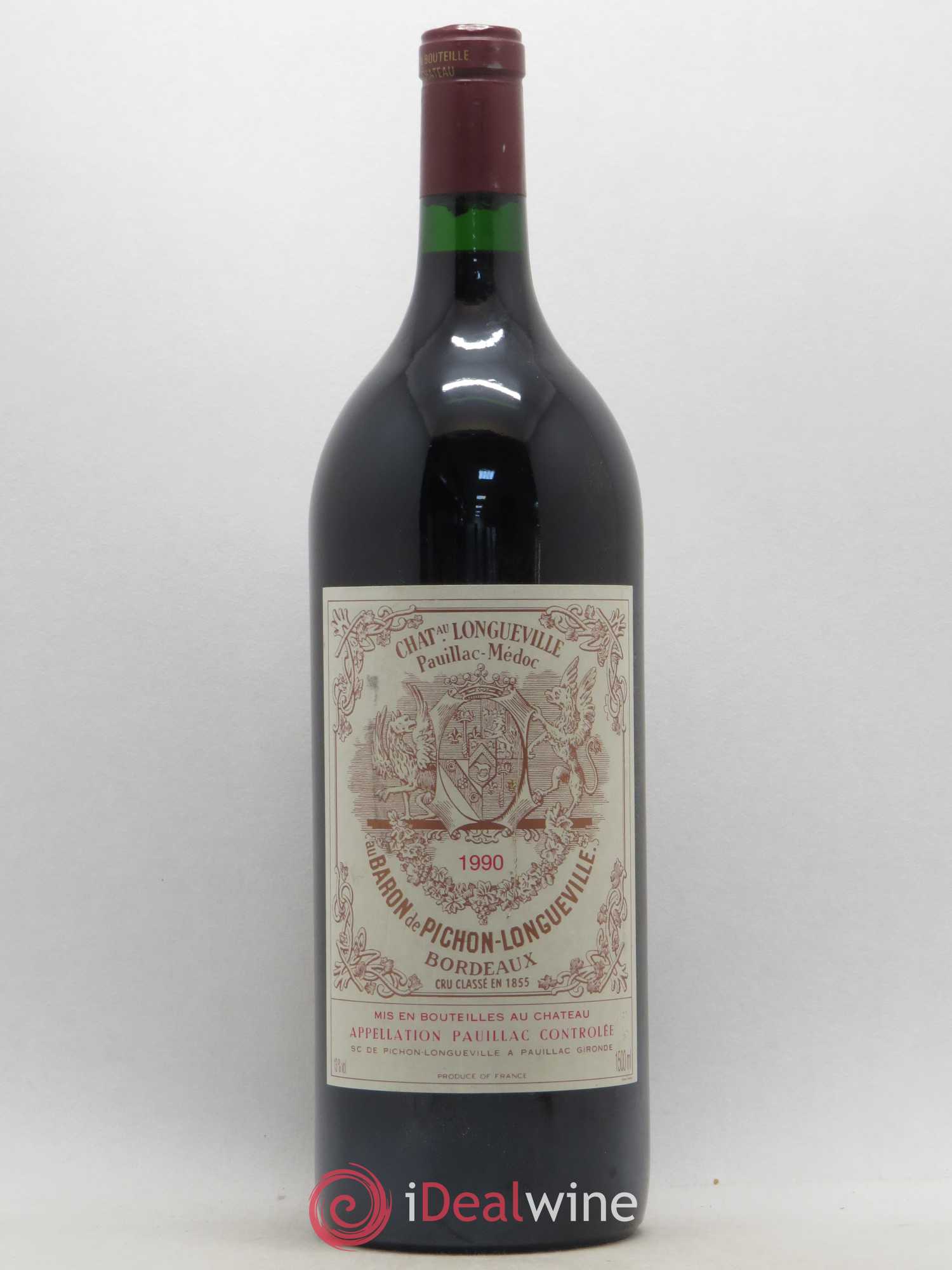 Pichon Longueville Baron 2ème Grand Cru Classé 1990 - Lot de 1 magnum - 0