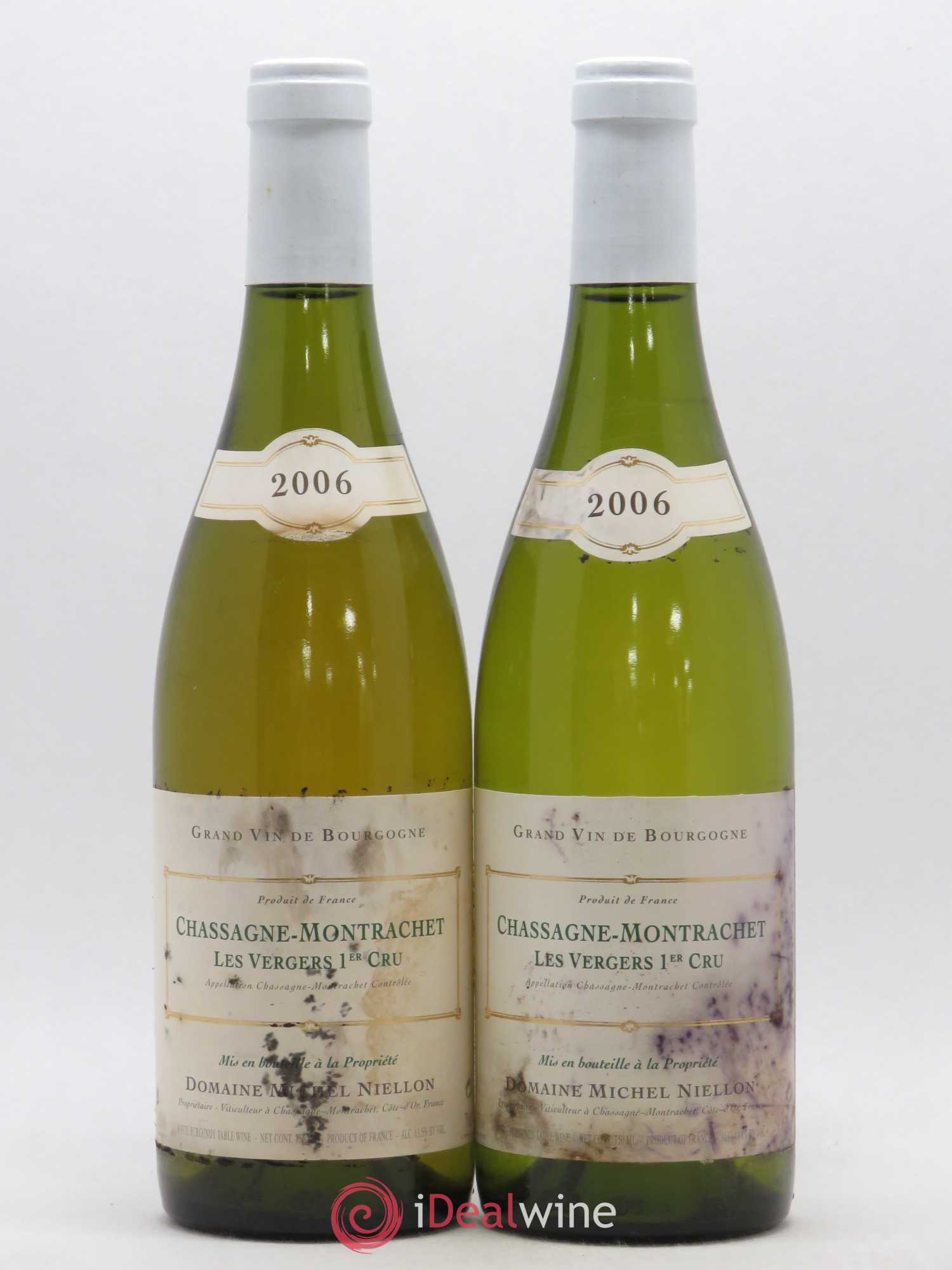 Chassagne-Montrachet 1er Cru Les Vergers Michel Niellon (Domaine) 2006 - Lot de 2 bouteilles - 0