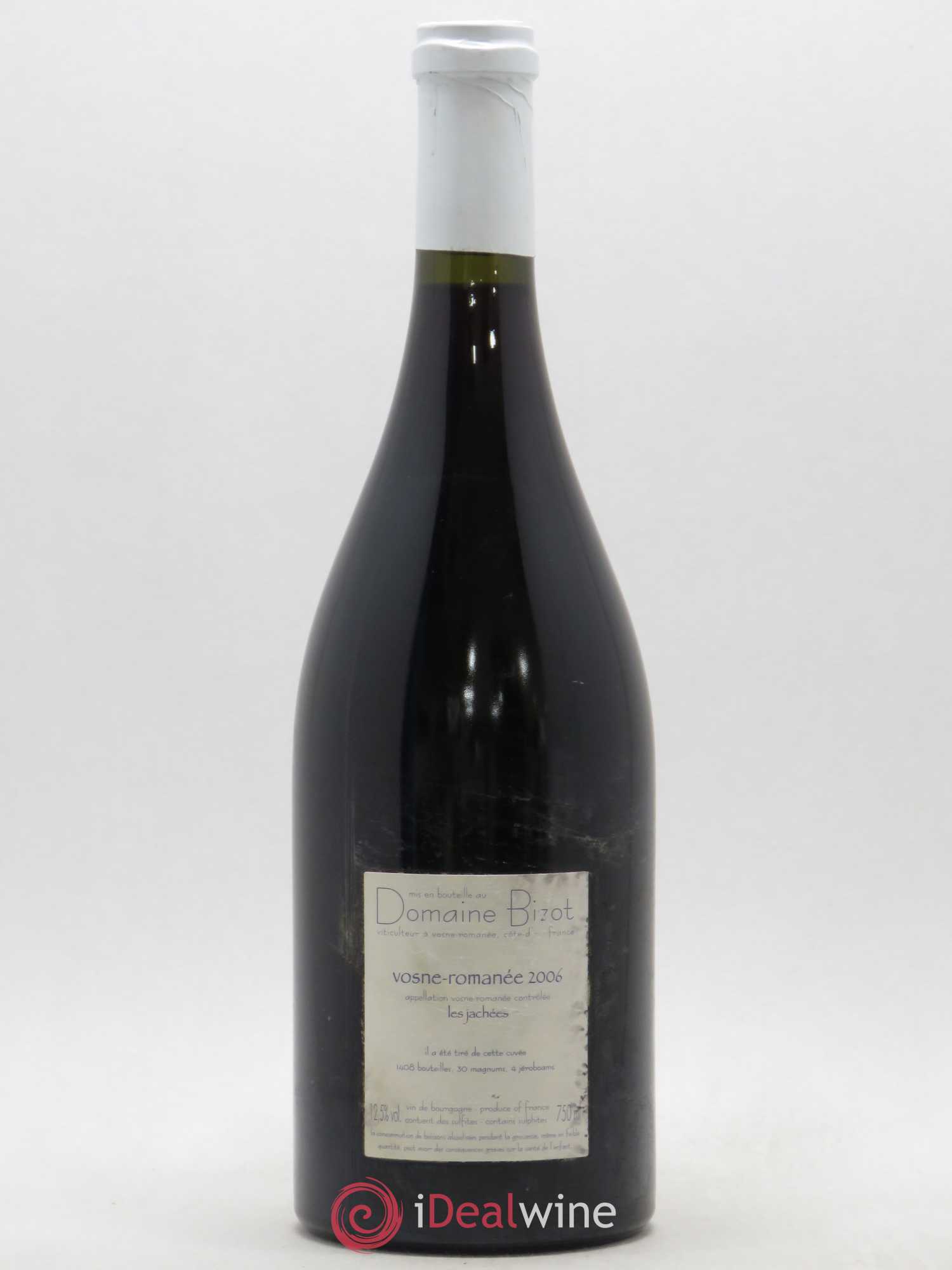 Vosne-Romanée Les Jachées Bizot (Domaine) 2006 - Lot de 1 bouteille - 1