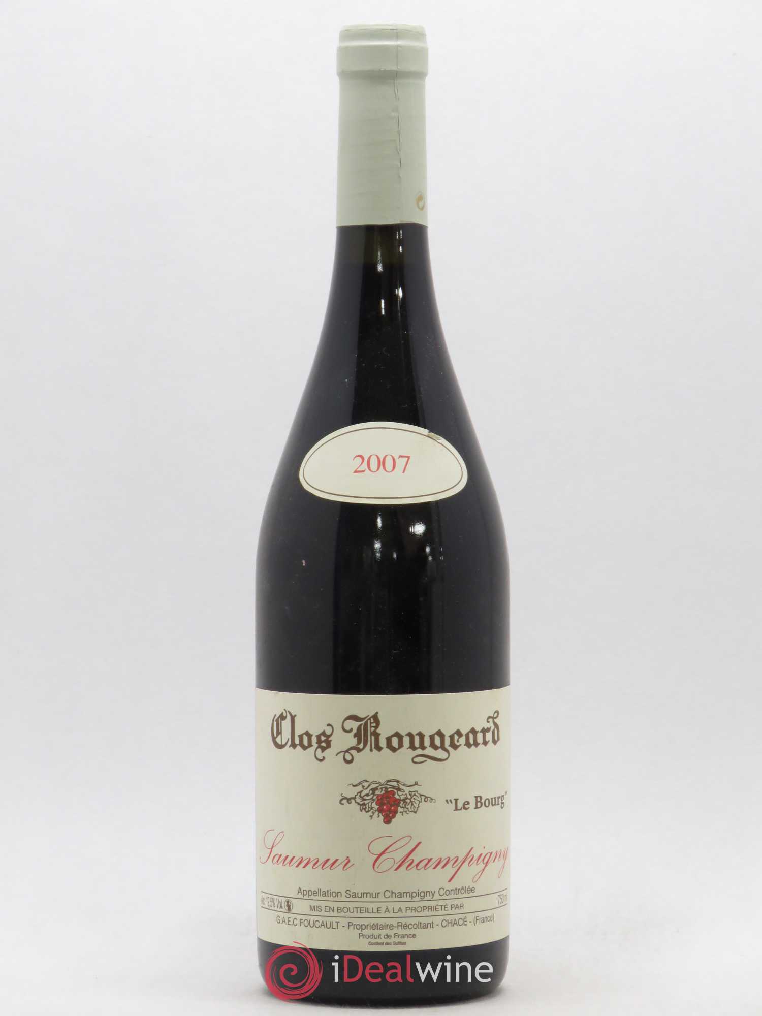 Saumur-Champigny Le Bourg Clos Rougeard 2007 - Lot de 1 bouteille - 0