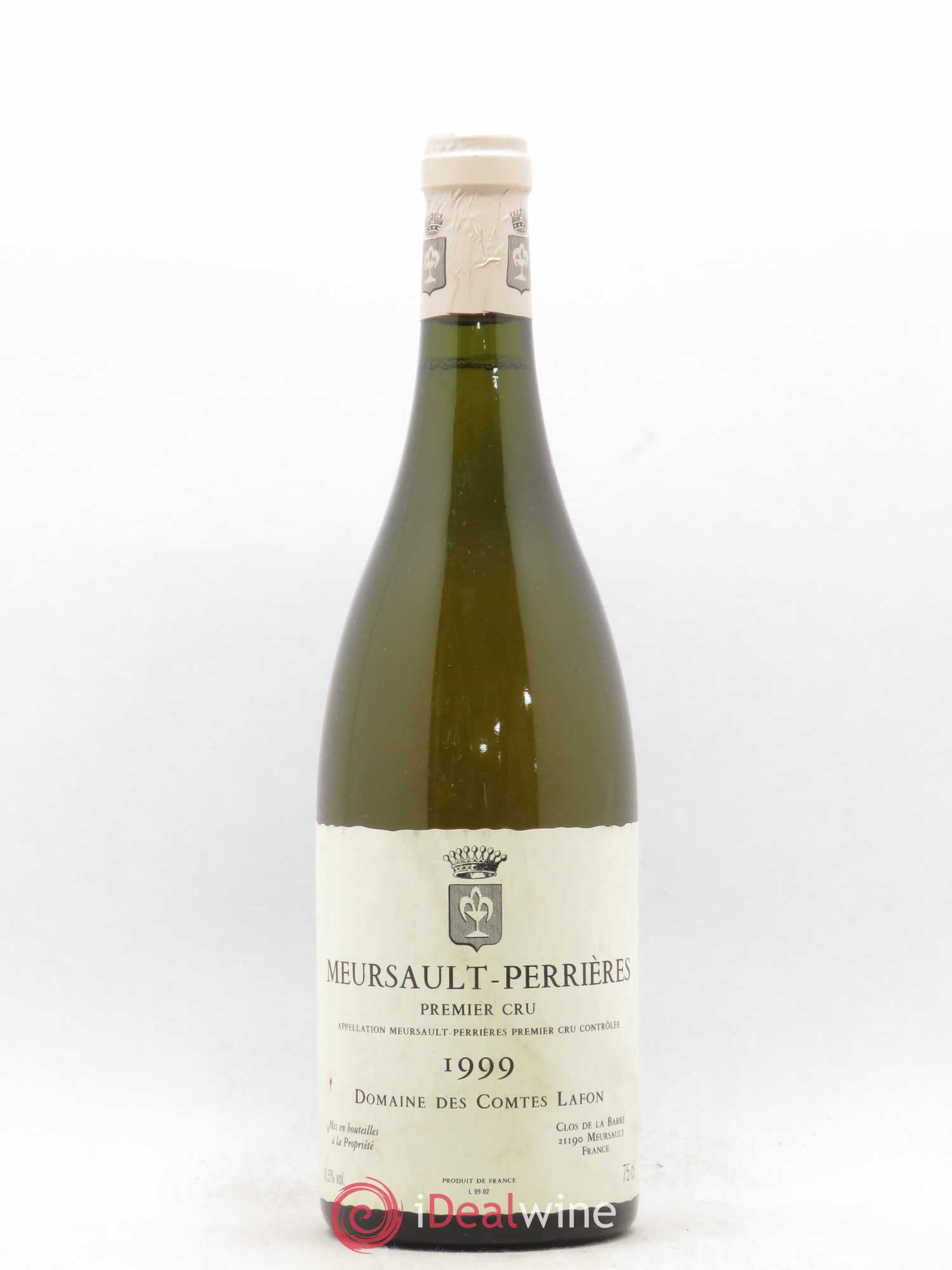 Meursault 1er Cru Perrières Comtes Lafon (Domaine des) 1999 - Lot de 1 bouteille - 0