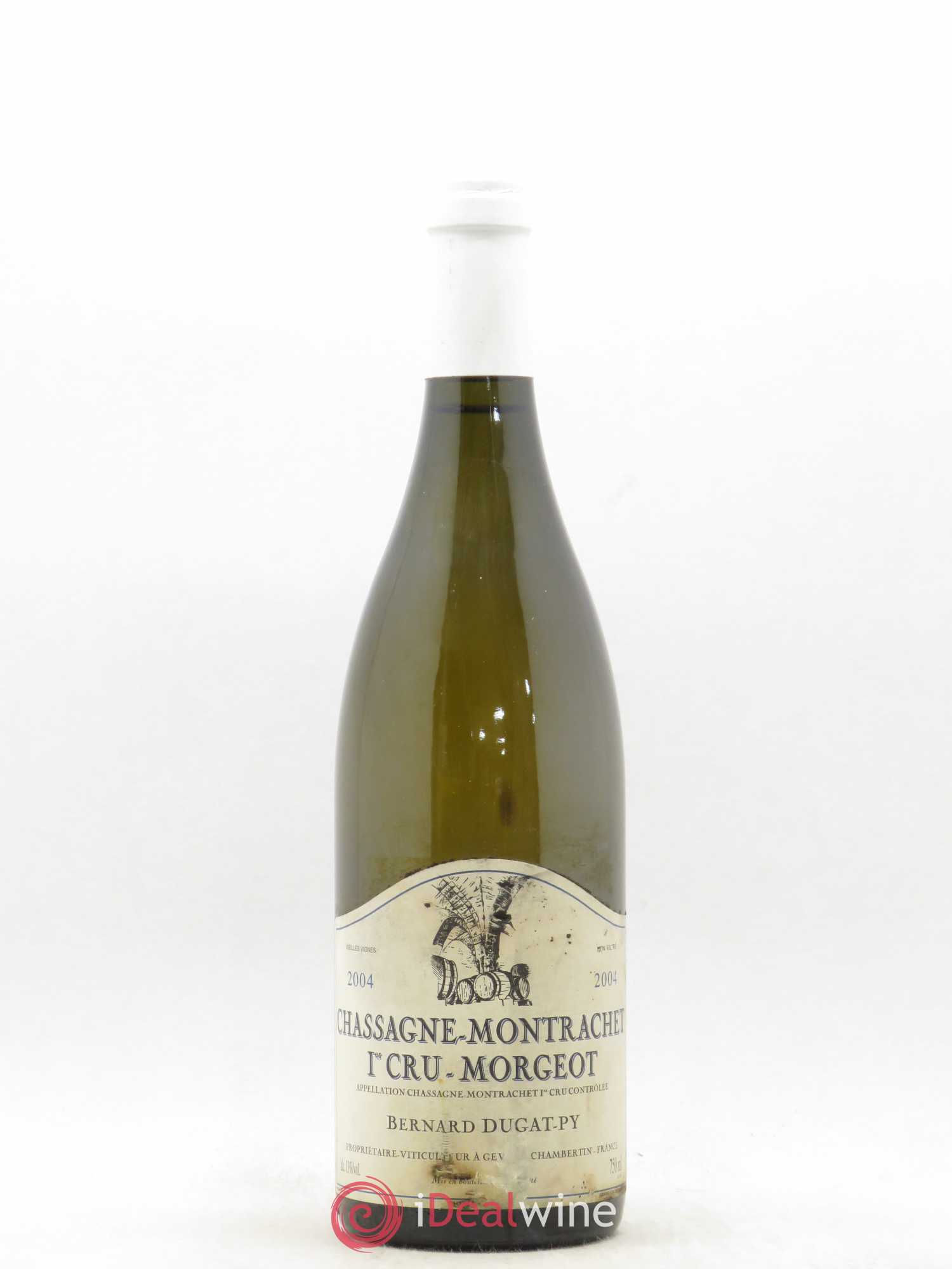 Chassagne-Montrachet 1er Cru Morgeot Dugat-Py 2004 - Lot de 1 bouteille - 0