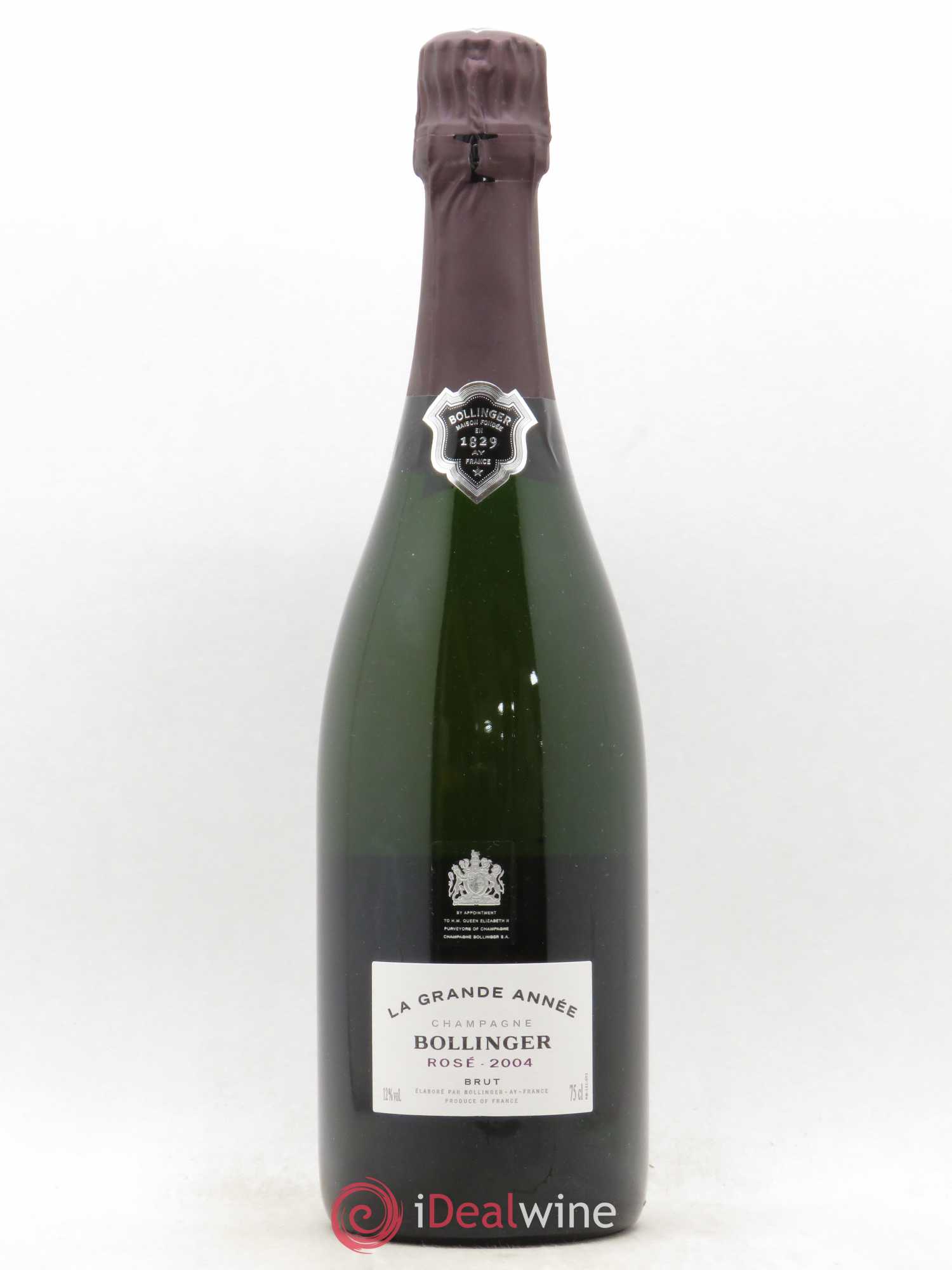 Grande Année Brut Bollinger 2004 - Lot de 1 bouteille - 0