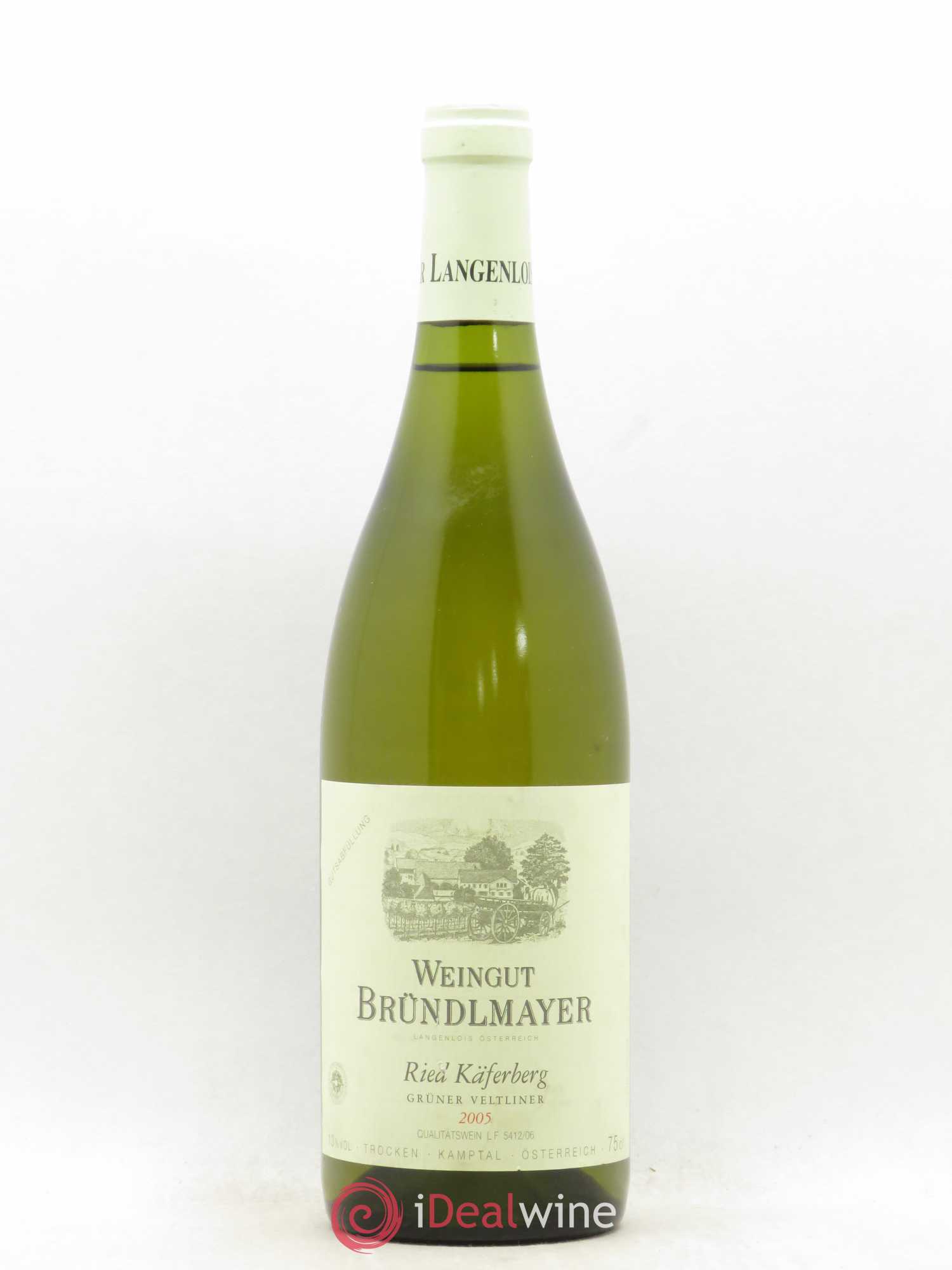 Autriche Grüner Veltliner Brûndlmayer Ried Käferberg 2005 - Posten von 1 Flasche - 0