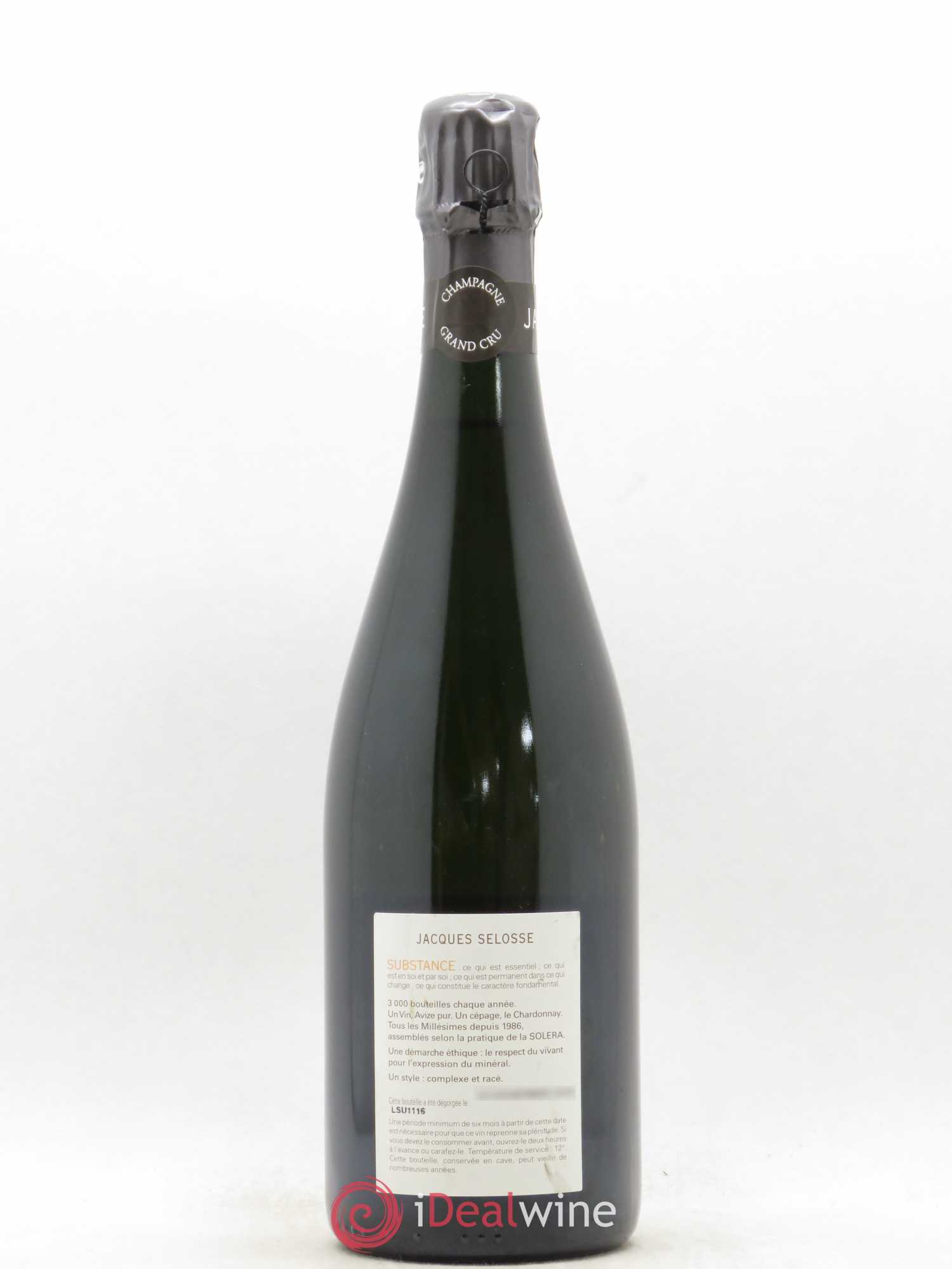 Substance Jacques Selosse - Lot de 1 bouteille - 1