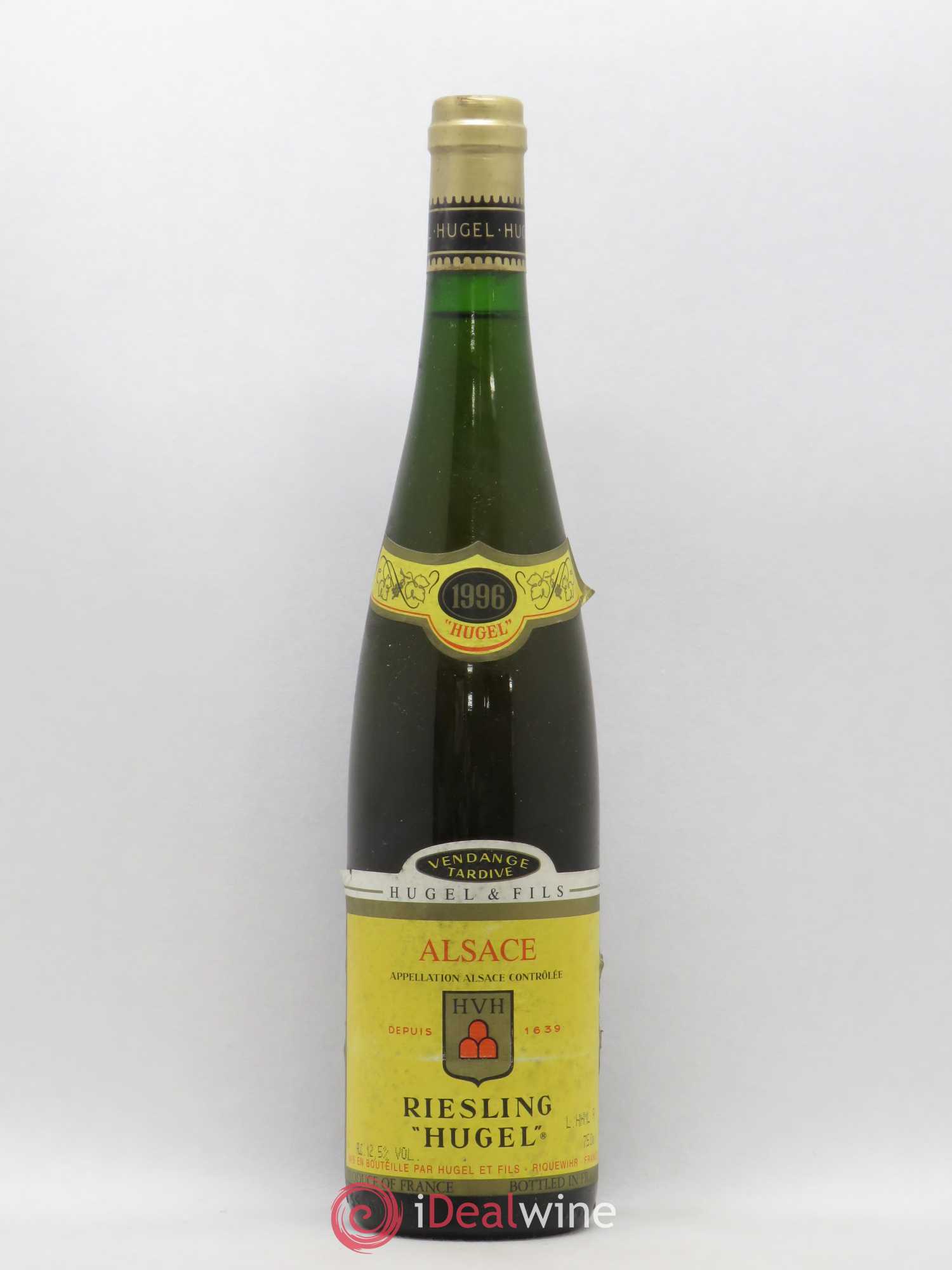 Riesling Vendanges Tardives Hugel (Domaine) 1996 - Posten von 1 Flasche - 0