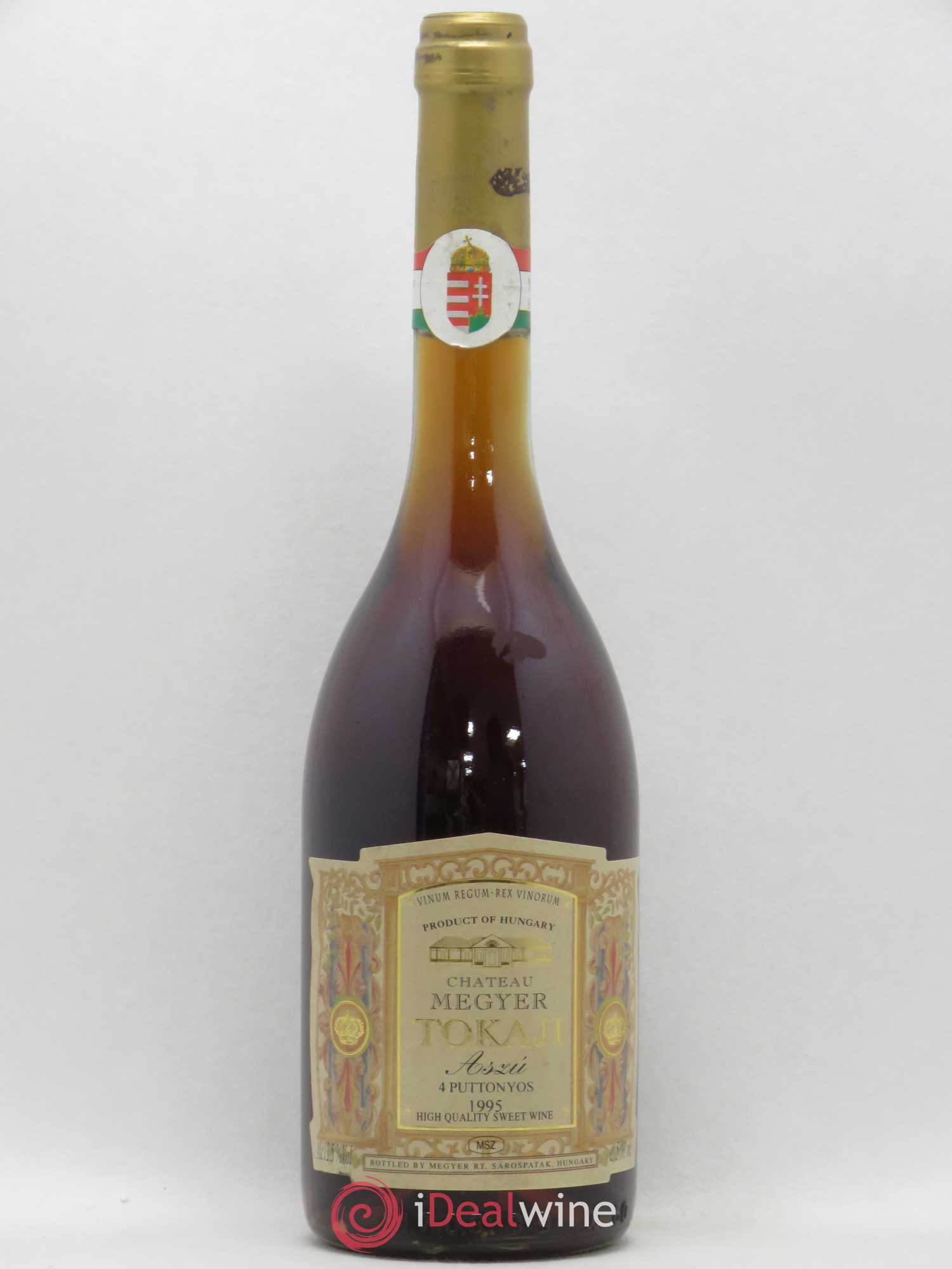 Tokaji Tokaji Aszu 4 Puttonyos Château Meyer 50cl 1995 - Posten von 1 Flasche - 0
