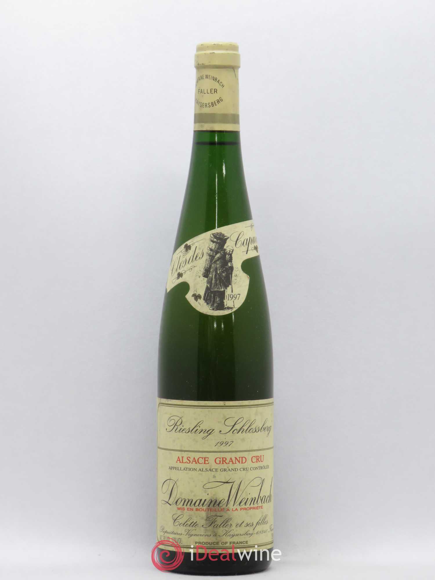 Alsace Grand Cru Schlossberg Riesling Weinbach (Domaine) 1997 - Lot de 1 bouteille - 0