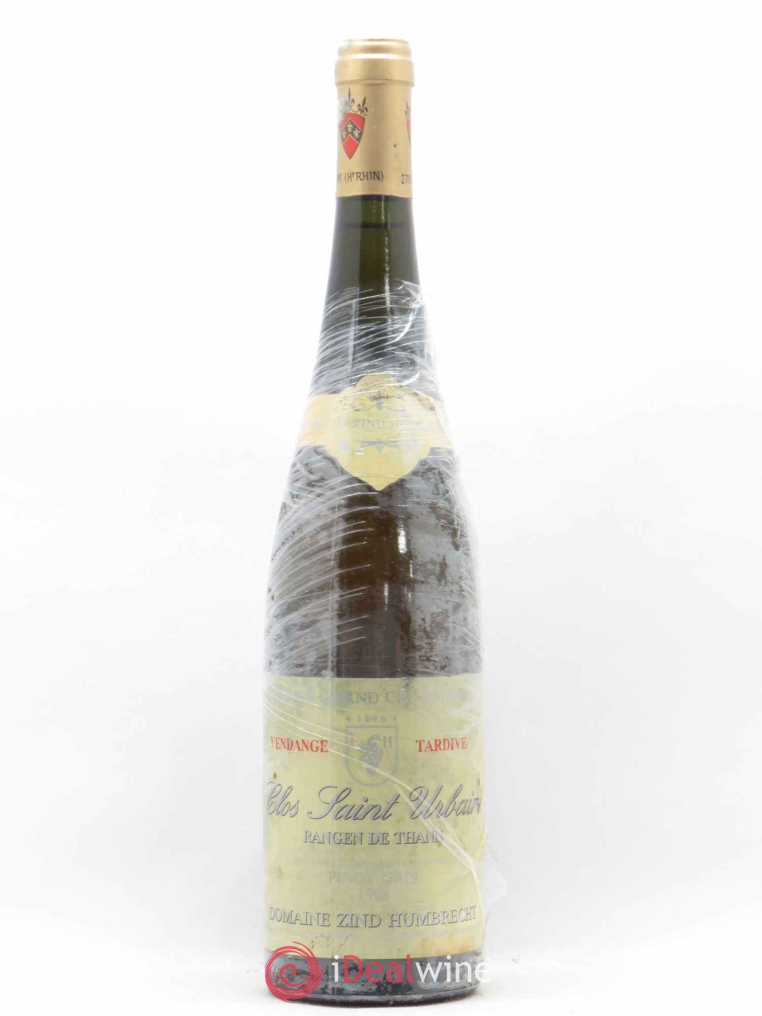 Alsace Pinot Gris Grand Cru Rangen de Thann Clos Saint-Urbain Zind-Humbrecht (Domaine) Vendange tardive 1998 - Posten von 1 Flasche - 0