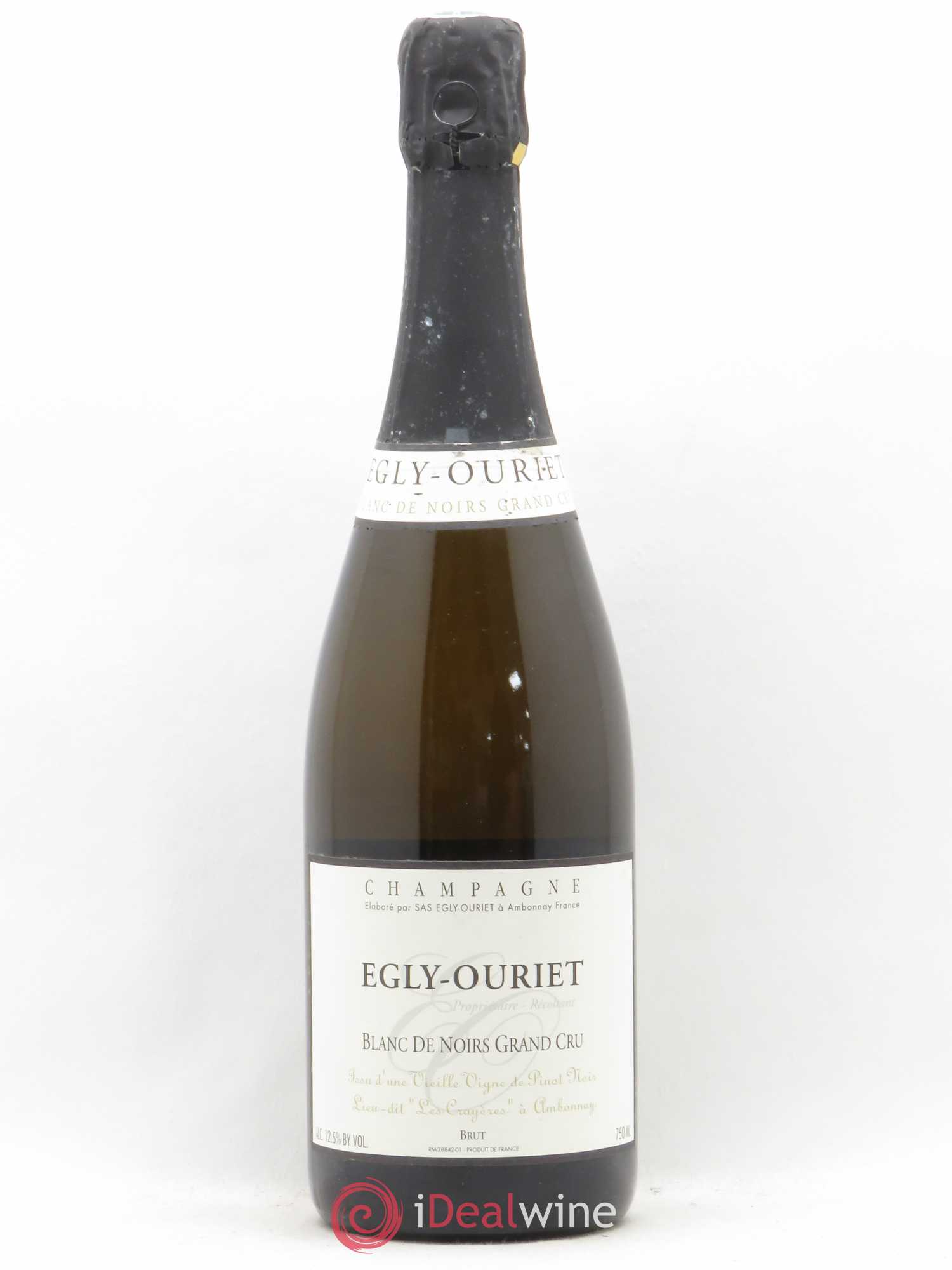 Blanc de Noirs Les Crayères Vieilles vignes Egly-Ouriet - Lot de 1 bouteille - 0