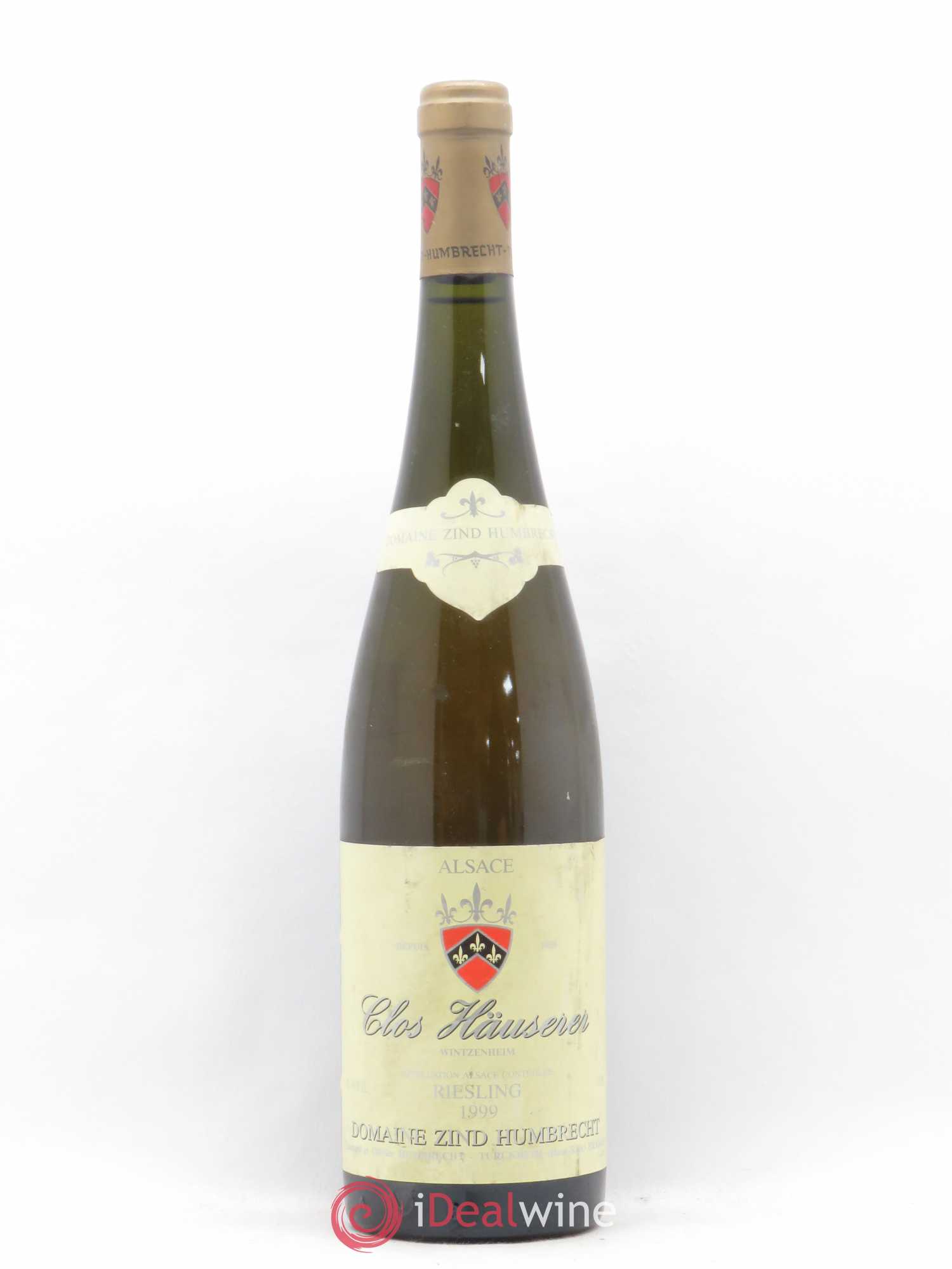 Alsace Riesling Clos Hauserer Zind-Humbrecht (Domaine) 1999 - Lot de 1 bouteille - 0
