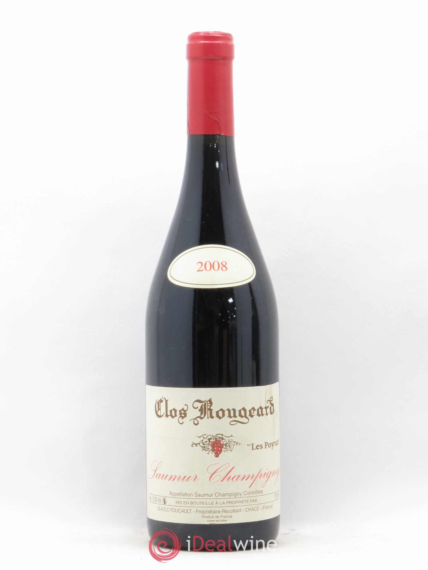 Saumur-Champigny Les Poyeux Clos Rougeard 2008 - Lot de 1 bouteille - 0
