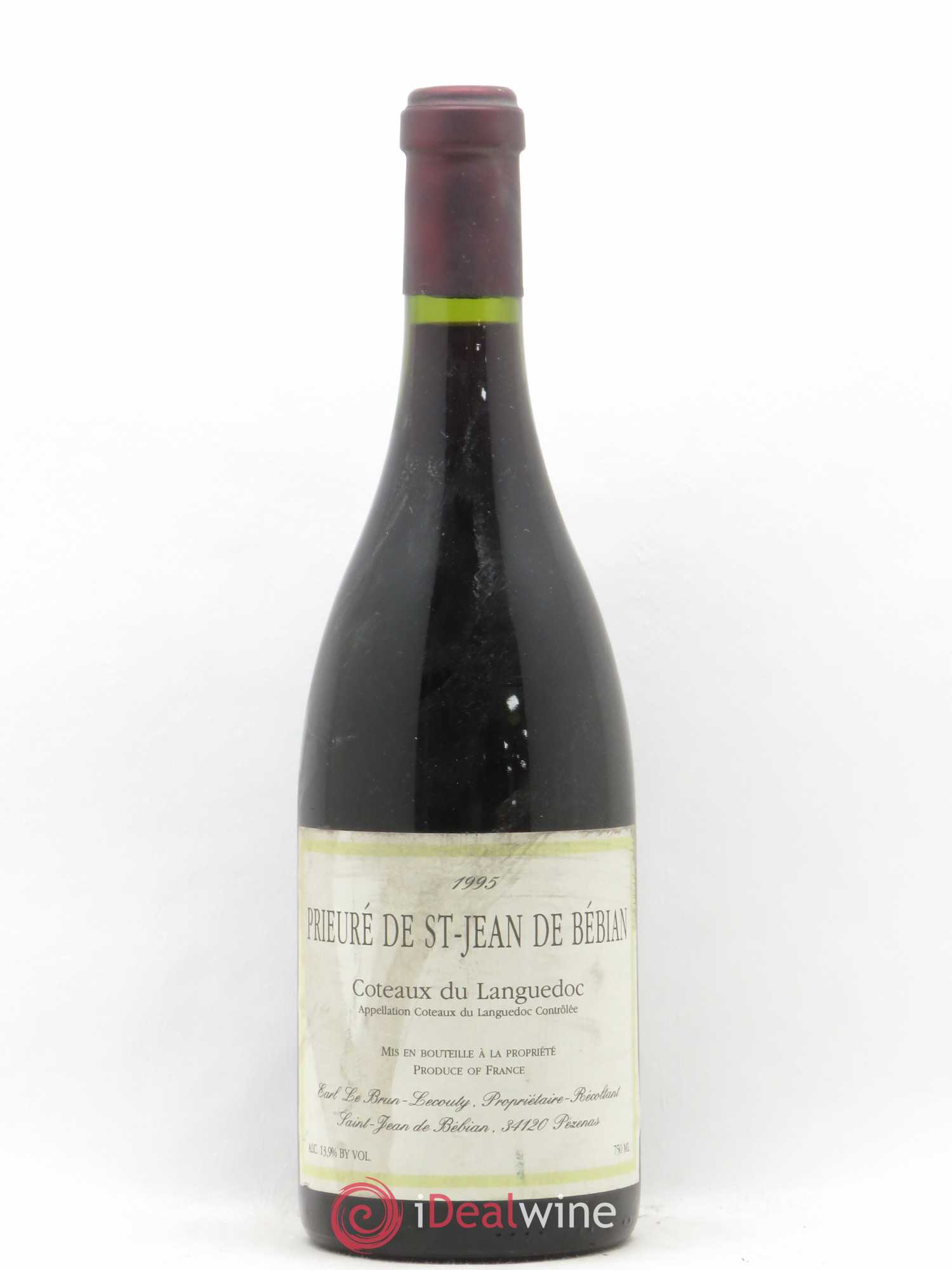 Languedoc Prieuré St-Jean de Bébian 1995 - Lot de 1 bouteille - 0