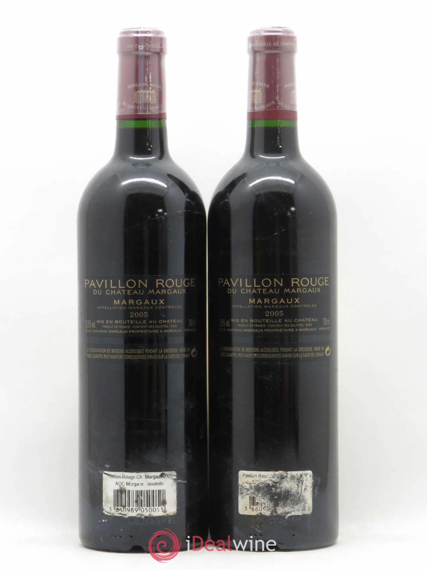 Pavillon Rouge du Château Margaux Second Vin 2005 - Lot de 2 bouteilles - 1