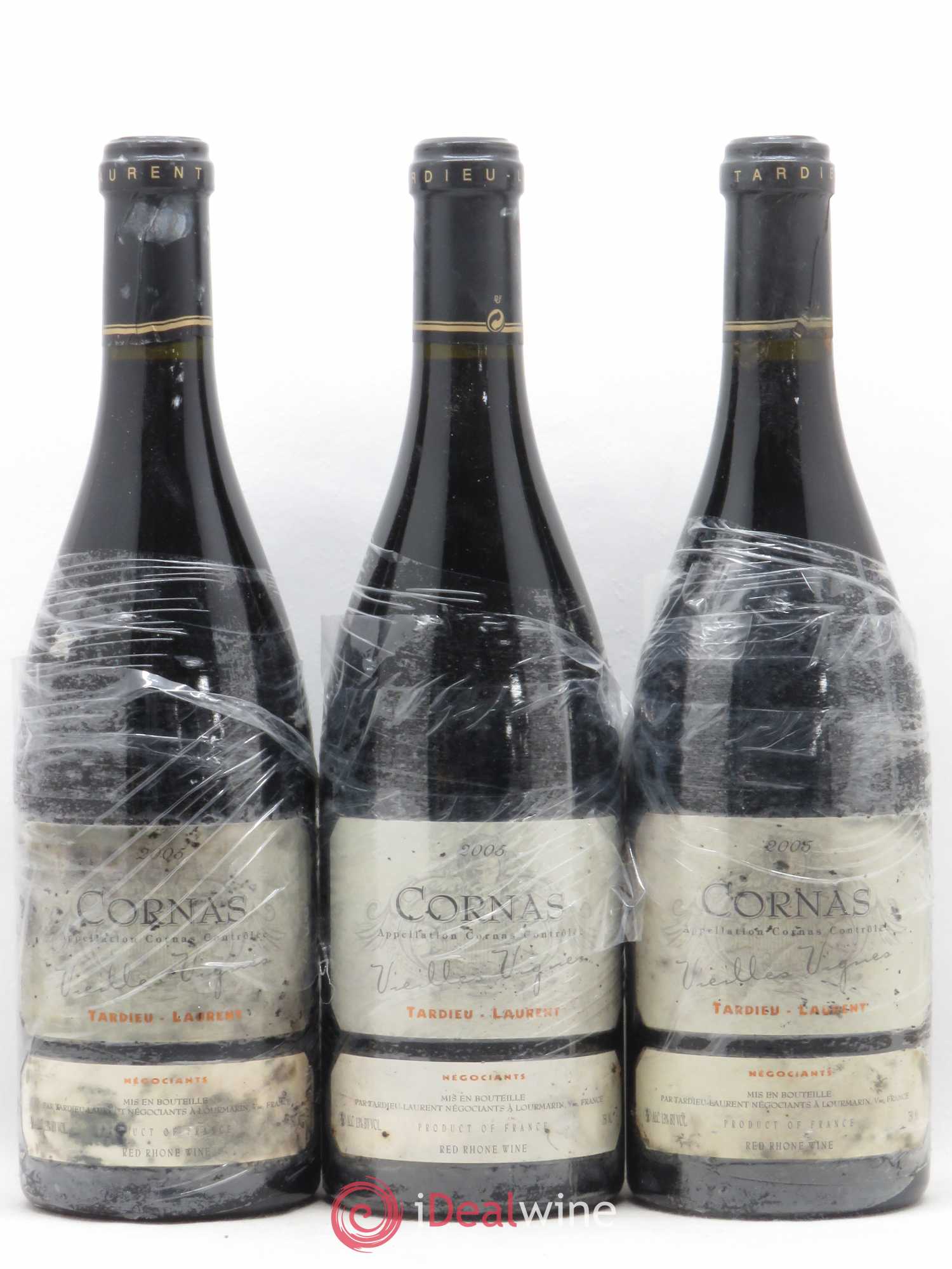 Cornas Vieilles vignes Maison Tardieu-Laurent 2005 - Lot de 3 bouteilles - 0