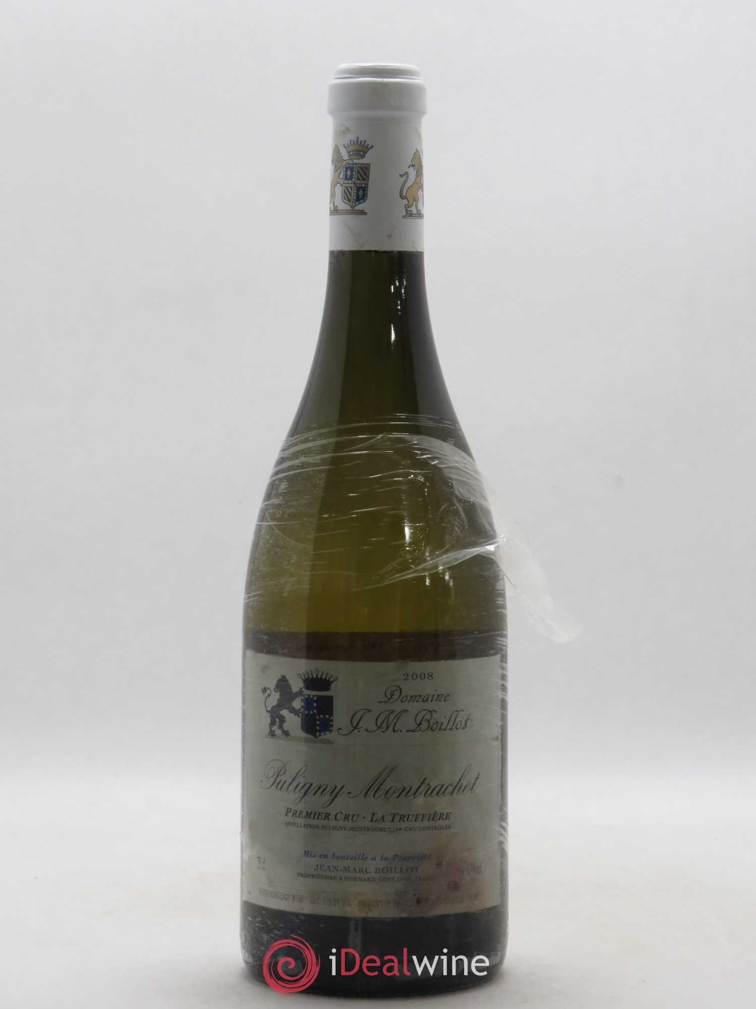 Puligny-Montrachet 1er Cru La Truffière Jean-Marc Boillot 2008 - Lot de 1 bouteille - 0
