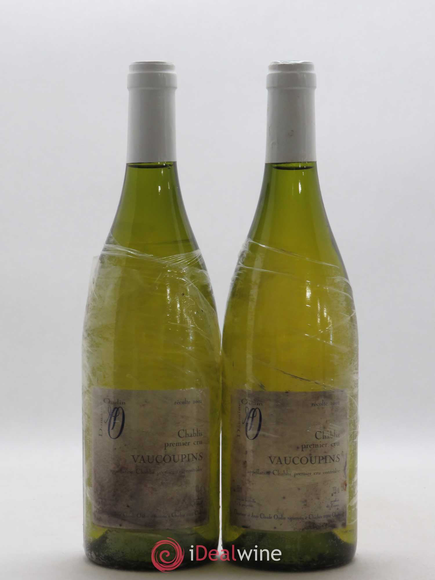 Chablis 1er Cru Les Vaucoupins Domaine Oudin 2002 - Posten von 2 Flaschen - 0