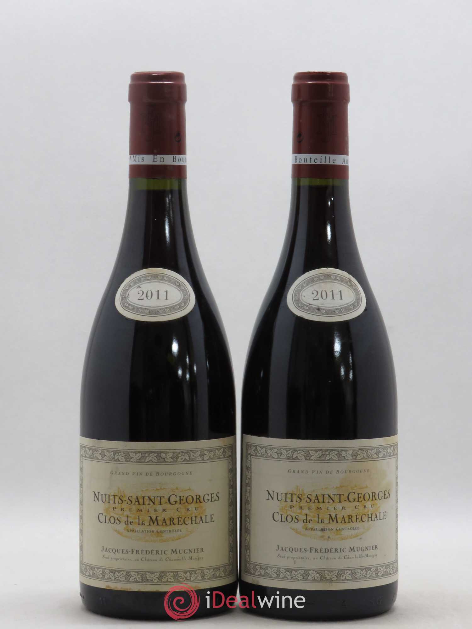 Nuits-Saint-Georges 1er Cru Clos de La Maréchale Jacques-Frédéric Mugnier 2011 - Lot de 2 bouteilles - 0