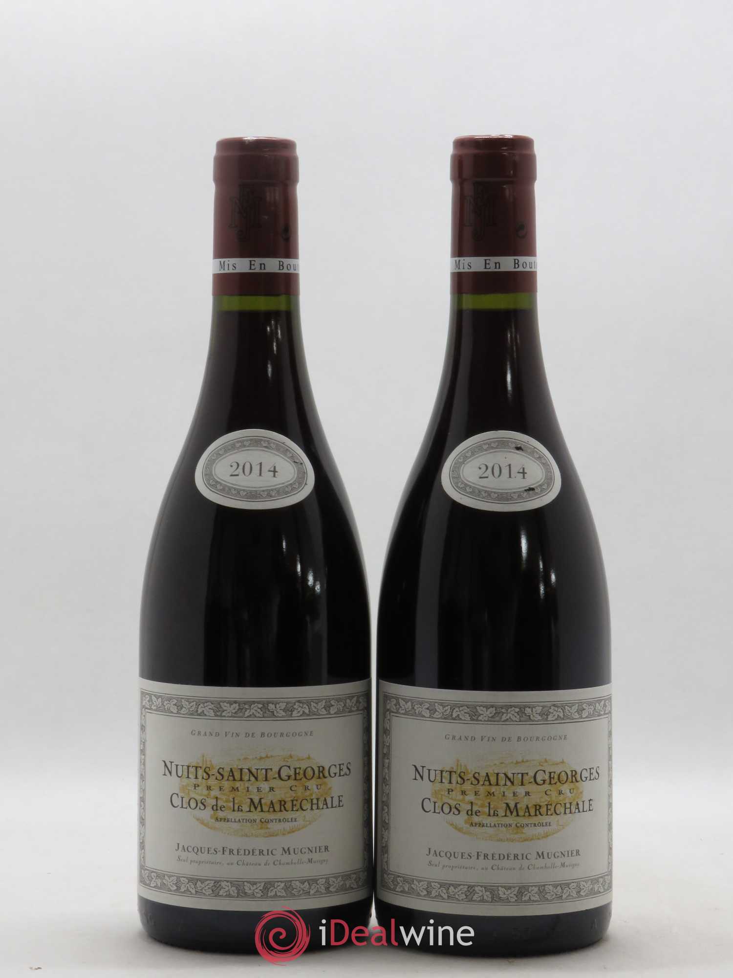 Nuits-Saint-Georges 1er Cru Clos de La Maréchale Jacques-Frédéric Mugnier 2014 - Lot de 2 bouteilles - 0