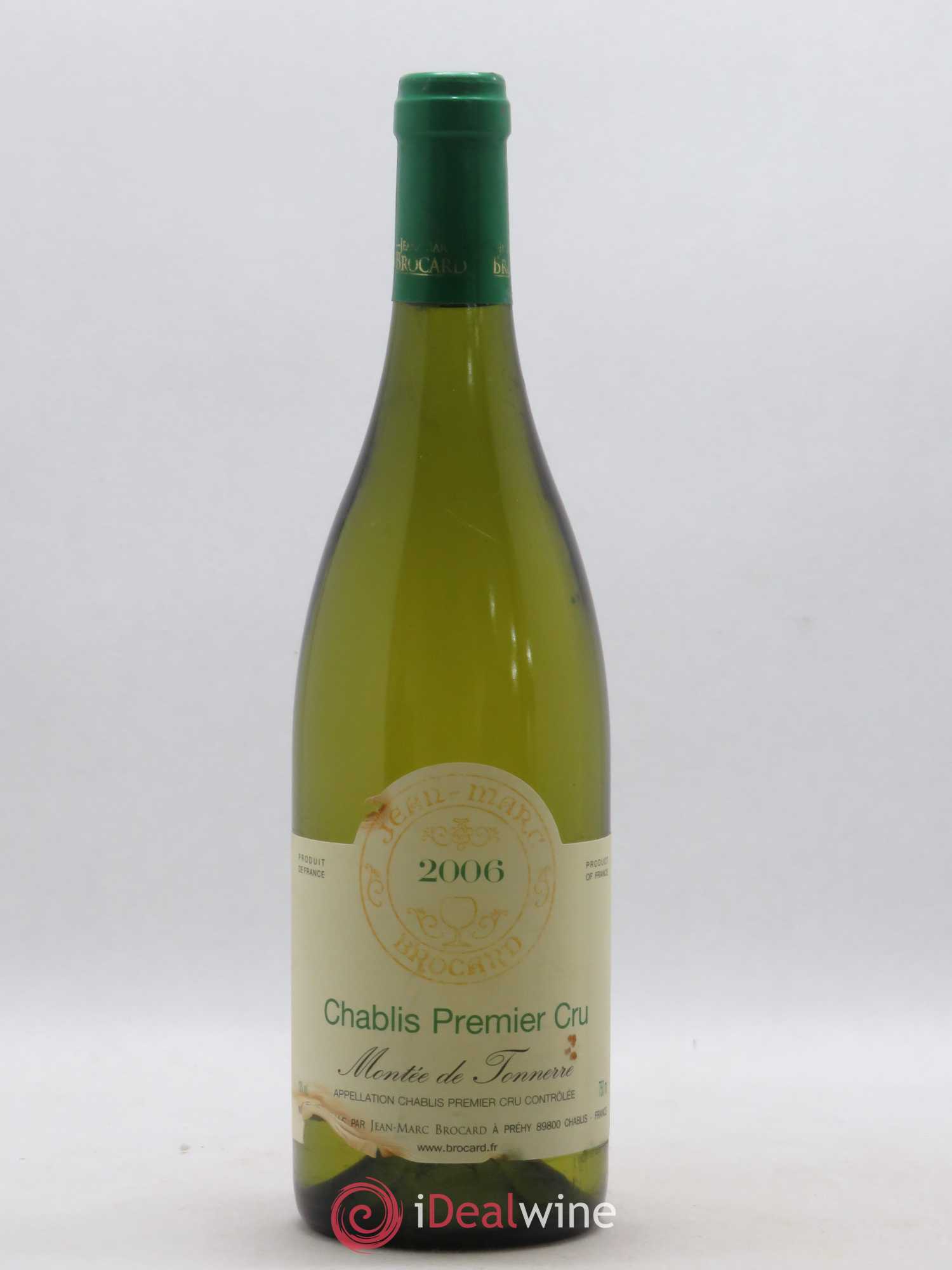 Chablis 1er Cru Montée de Tonnerre Domaine Brocard 2006 - Posten von 1 Flasche - 0