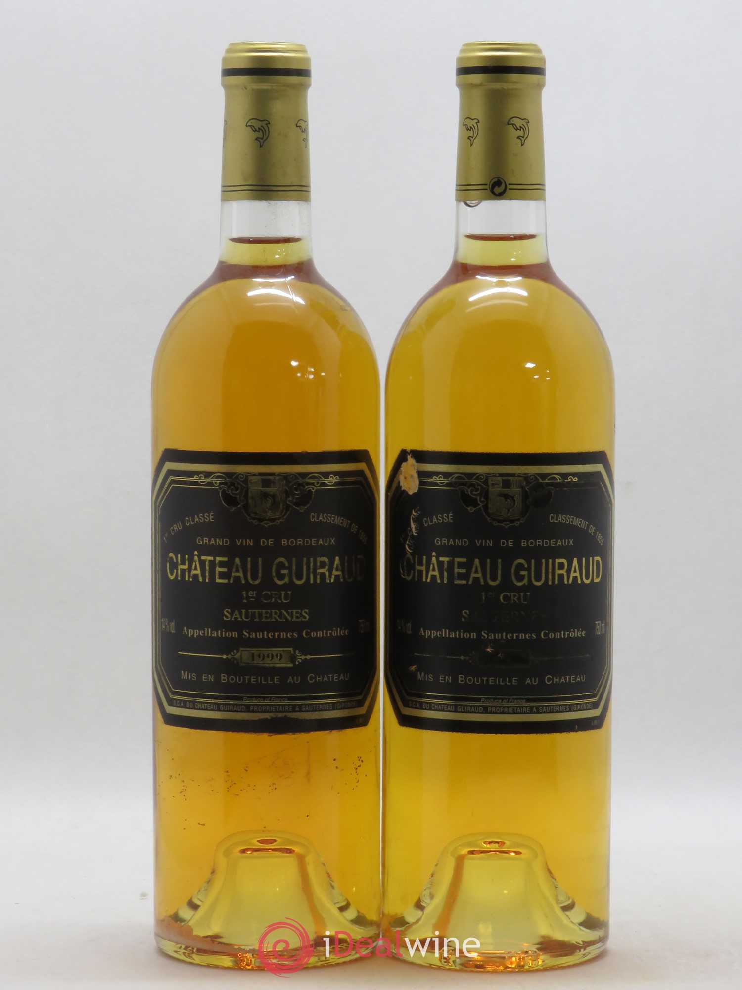 Château Guiraud 1er Grand Cru Classé 1999 - Lotto di 2 bottiglie - 0