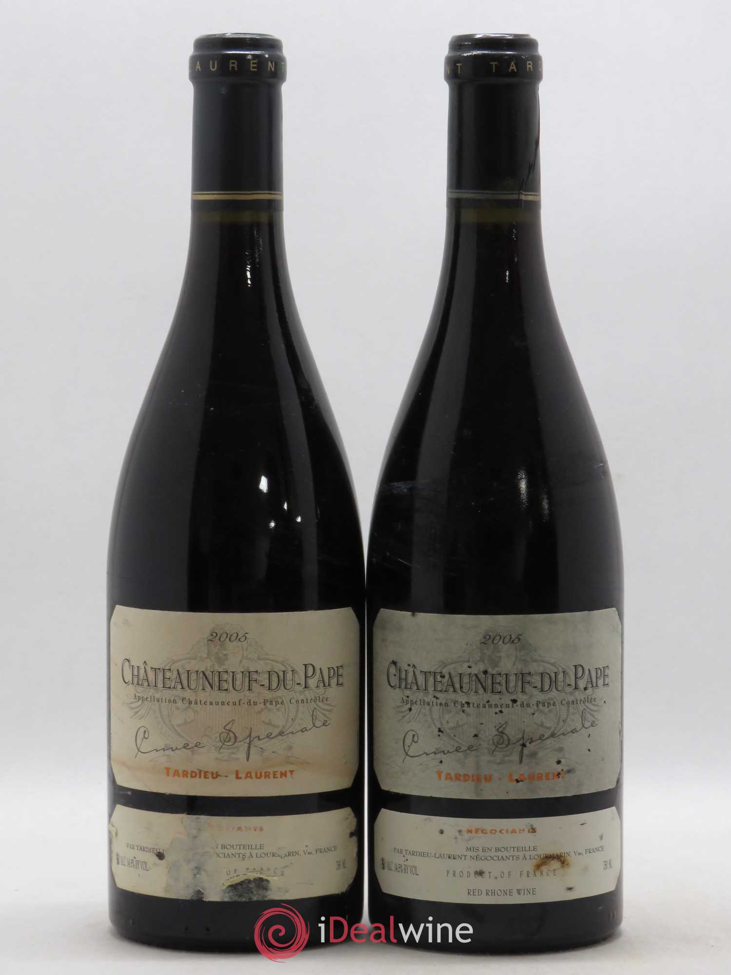 Châteauneuf-du-Pape Tardieu-Laurent Cuvée spéciale Famille Tardieu 2005 - Lot de 2 bouteilles - 0