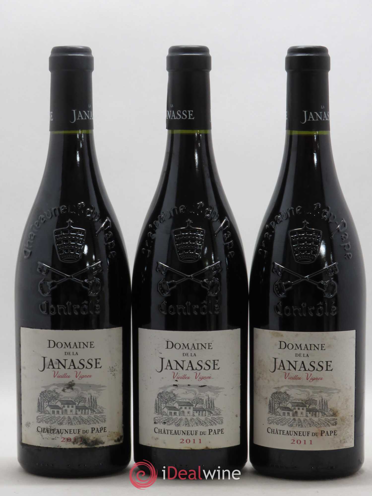 Châteauneuf-du-Pape Cuvée Vieilles Vignes La Janasse (Domaine de) 2011 - Lot de 3 bouteilles - 0