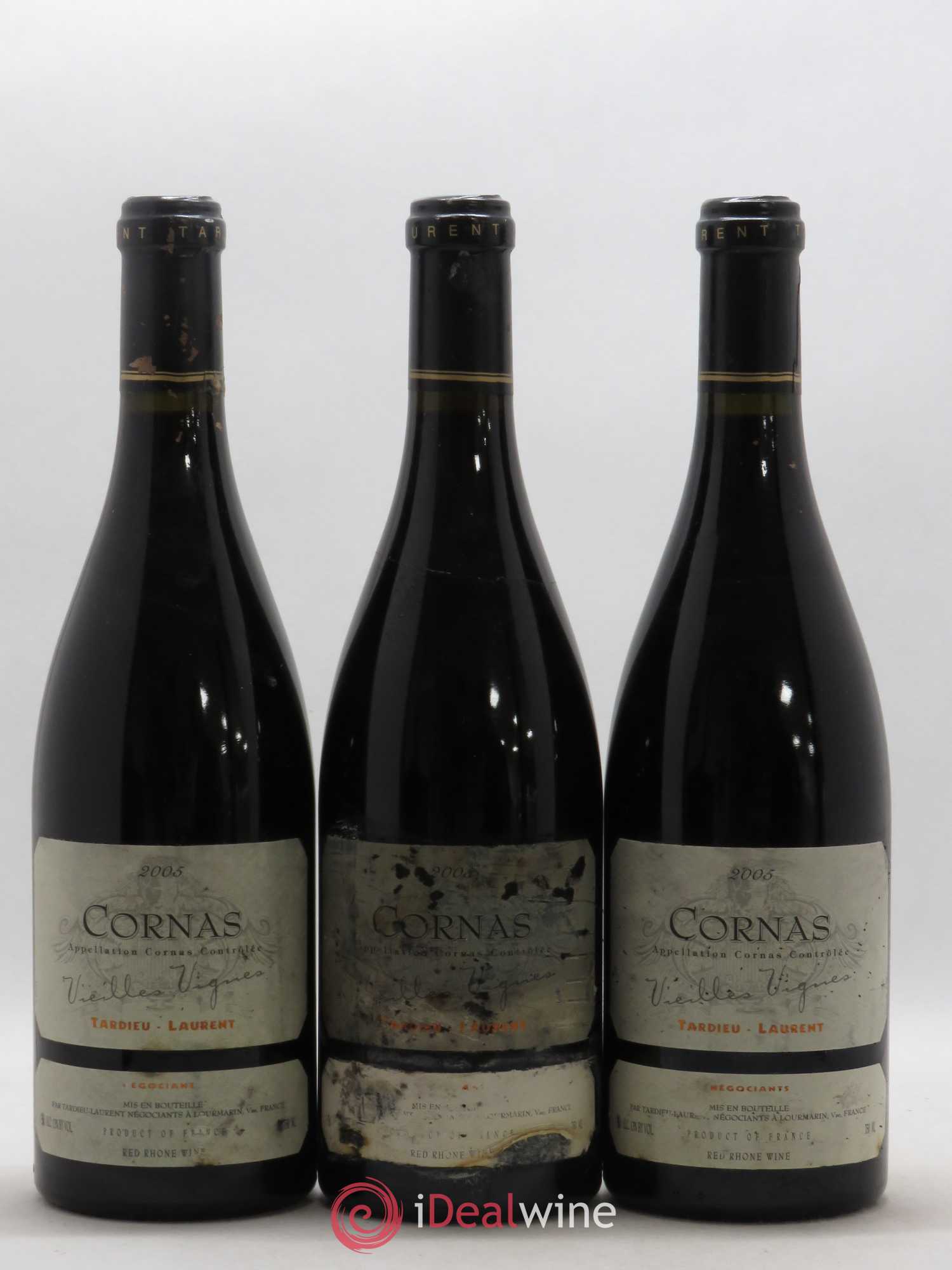 Cornas Vieilles vignes Maison Tardieu-Laurent 2005 - Lot de 3 bouteilles - 0