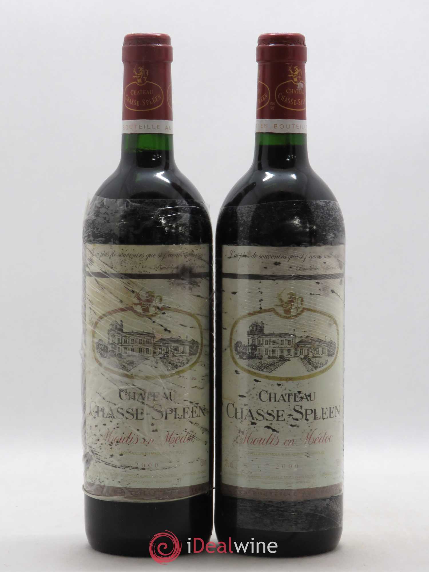 Château Chasse Spleen 2000 - Lot de 2 bouteilles - 0