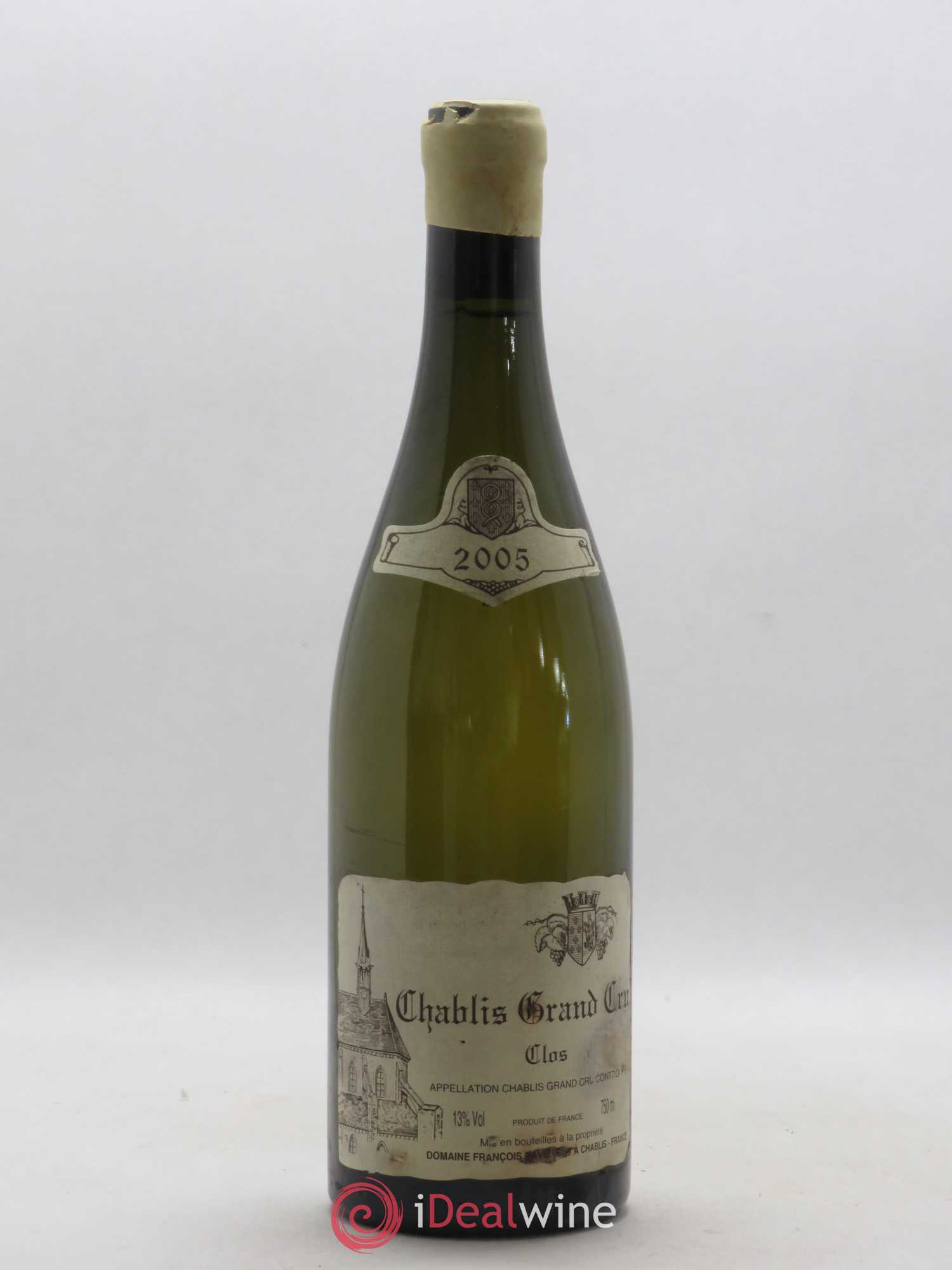 Chablis Grand Cru Clos Raveneau (Domaine) 2005 - Lot de 1 bouteille - 0