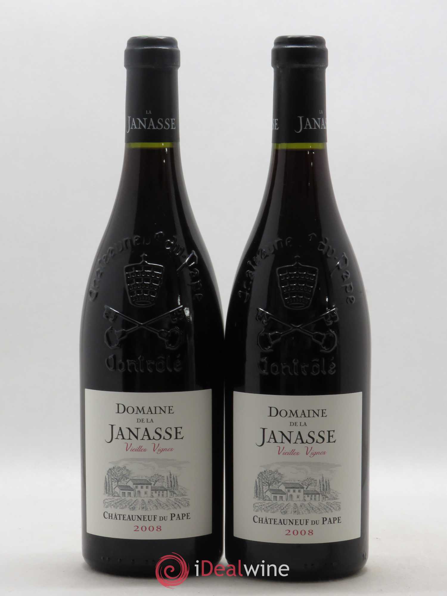 Châteauneuf-du-Pape Cuvée Vieilles Vignes La Janasse (Domaine de) 2008 - Lot de 2 bouteilles - 0