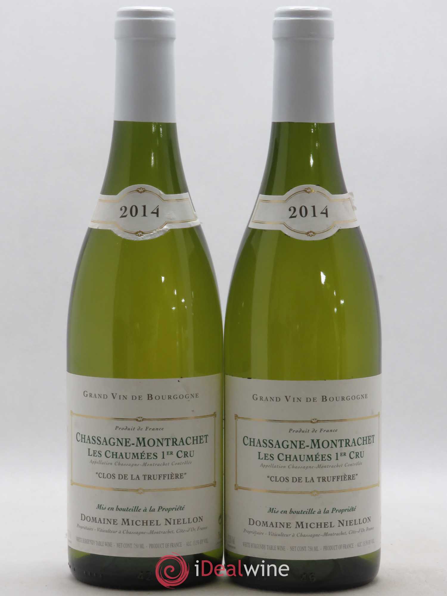 Chassagne-Montrachet 1er Cru Les Chaumées Clos de la Truffière Michel Niellon (Domaine) 2014 - Posten von 2 Flaschen - 0