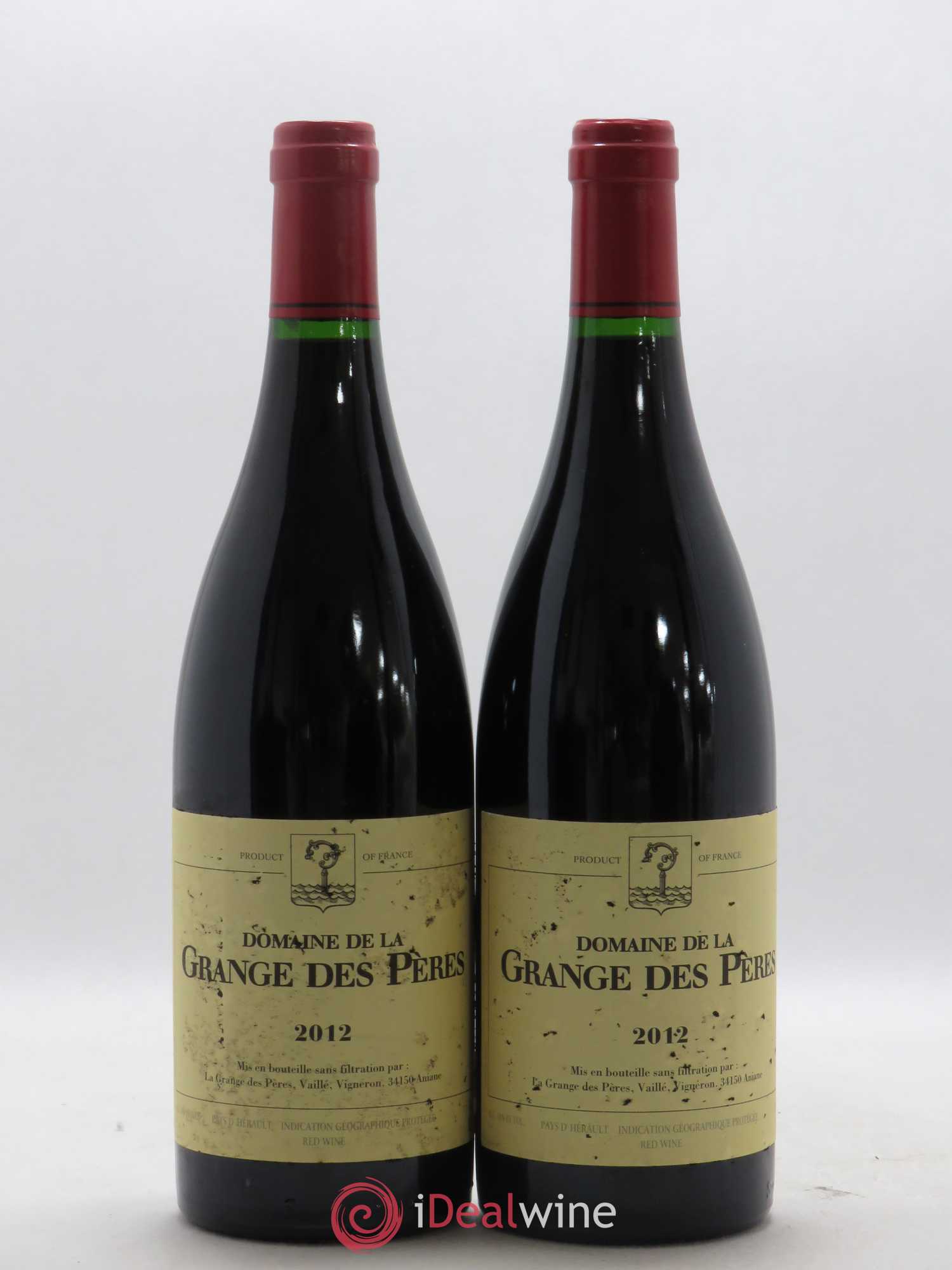 Pays d'Hérault Grange des Pères Laurent Vaillé 2012 - Lot de 2 bouteilles - 0
