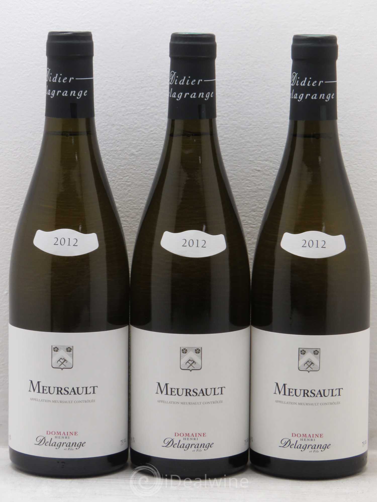 Meursault Delagrange 2012 - Lot de 3 bouteilles - 0