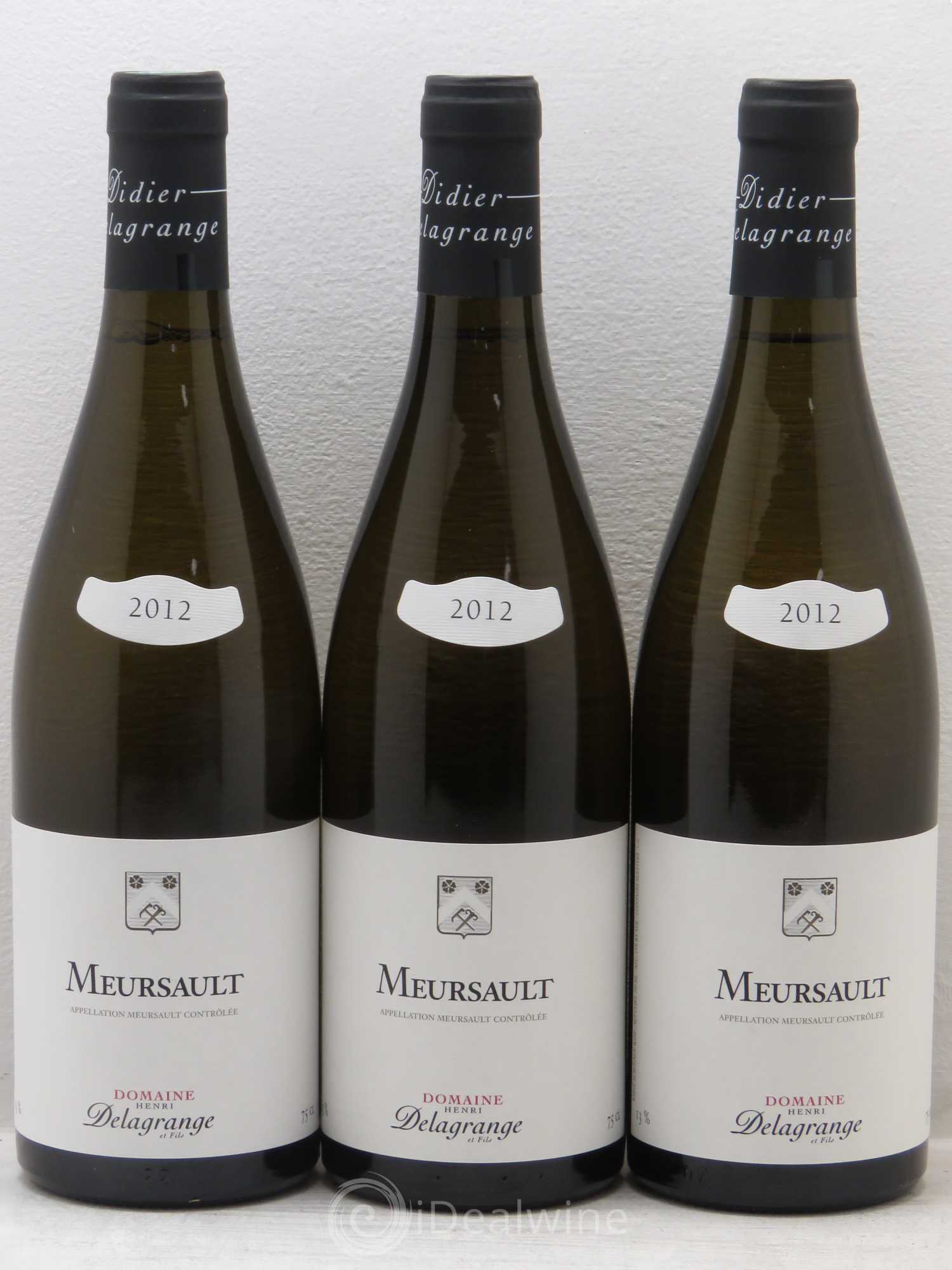 Meursault Delagrange 2012 - Posten von 3 Flaschen - 0